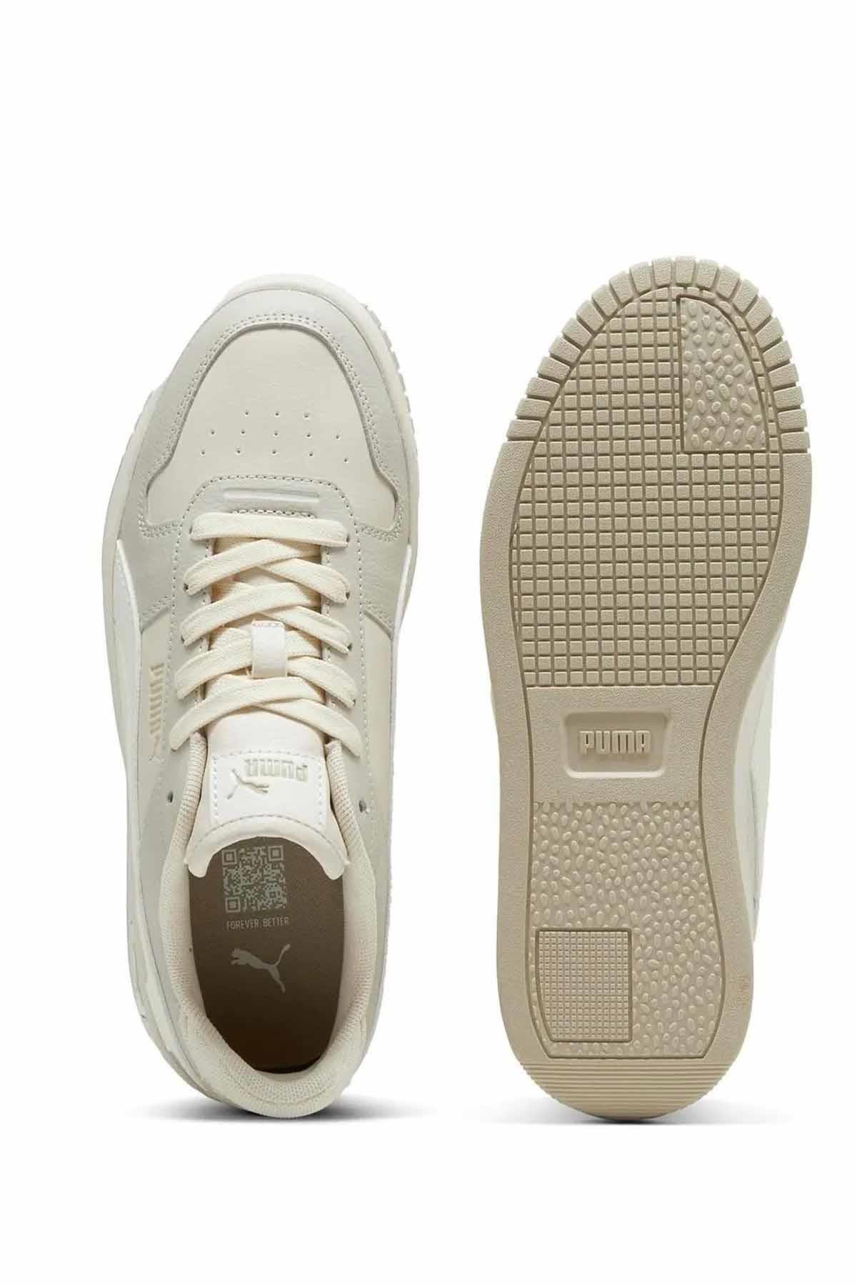 PUMASneakerPuma Carina Street Kadın Sneaker Ayakkabı 398921-01 Bej