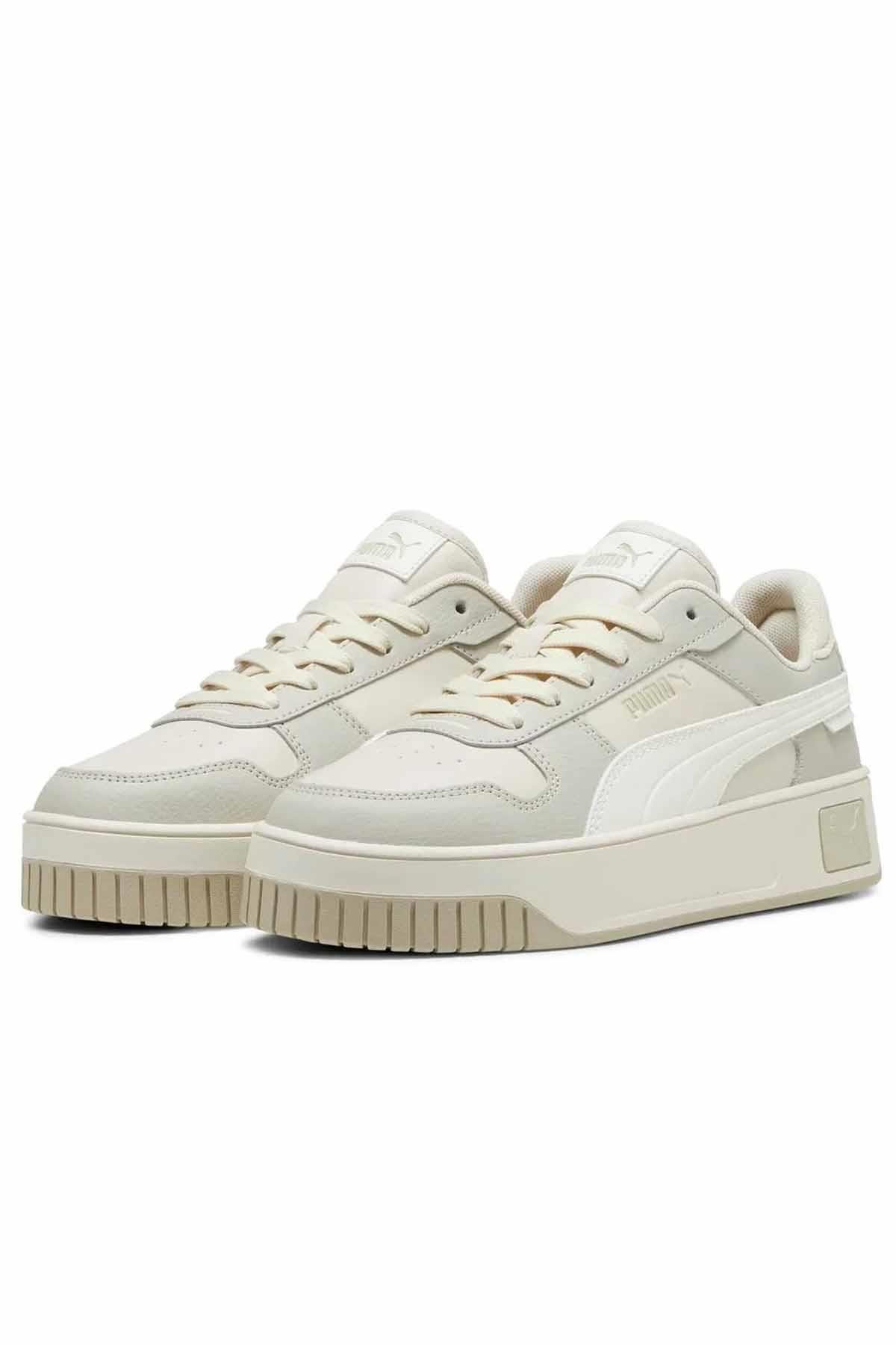 PUMASneakerPuma Carina Street Kadın Sneaker Ayakkabı 398921-01 Bej