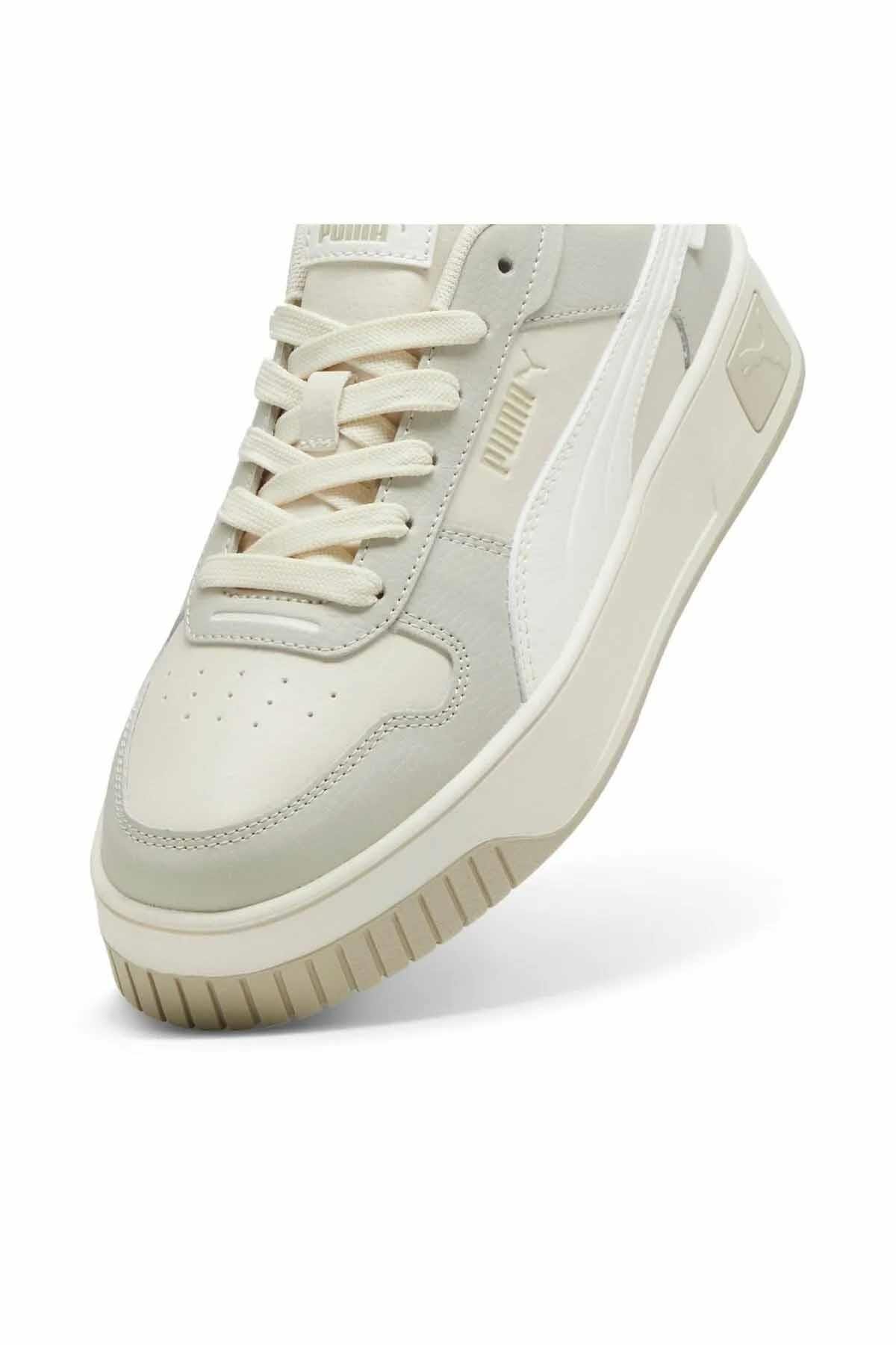 PUMASneakerPuma Carina Street Kadın Sneaker Ayakkabı 398921-01 Bej