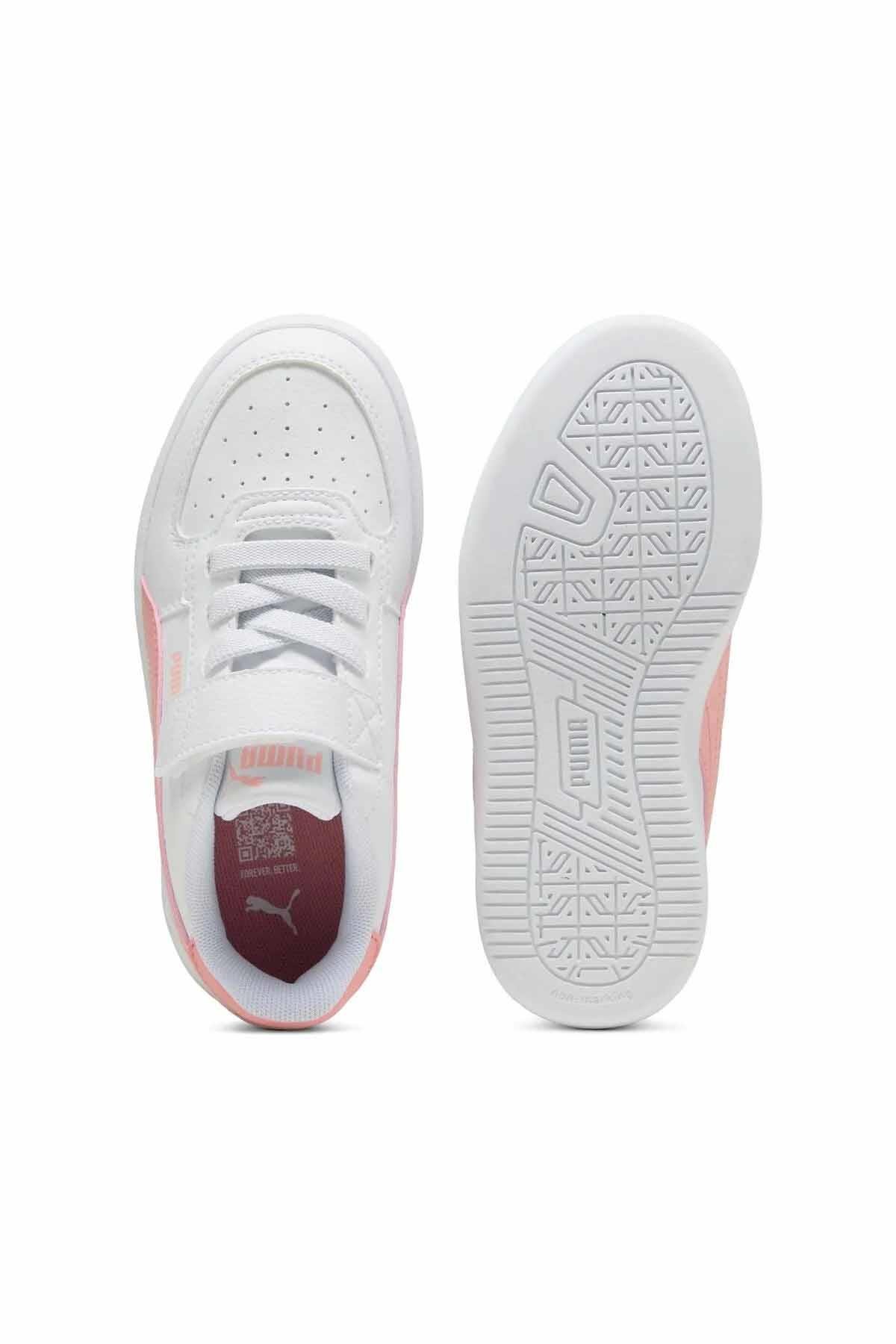 PUMASneakerPuma Caven 2.0 Ac+Pc Çocuk Sneaker Ayakkabı 393839-54 Beyaz-Pemb