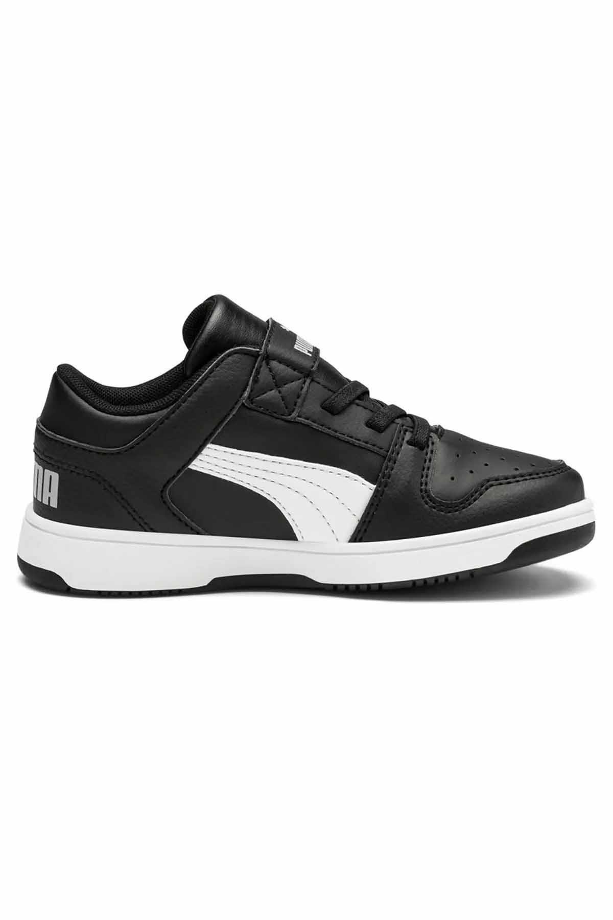PUMASneakerPuma Çocuk Ayakkabı Rebound Layup Çocuk Sneaker Ayakkabı 370492-02 SIYAH-BYZ