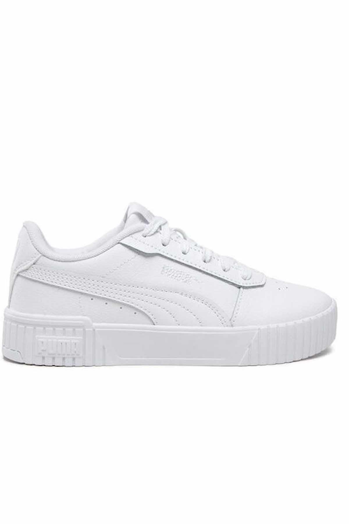 PUMASneakerPuma Kadın Beyaz Günlük Spor Carina 2.0 Kadın Sneaker Ayakkabı 386185-02 BEYAZ