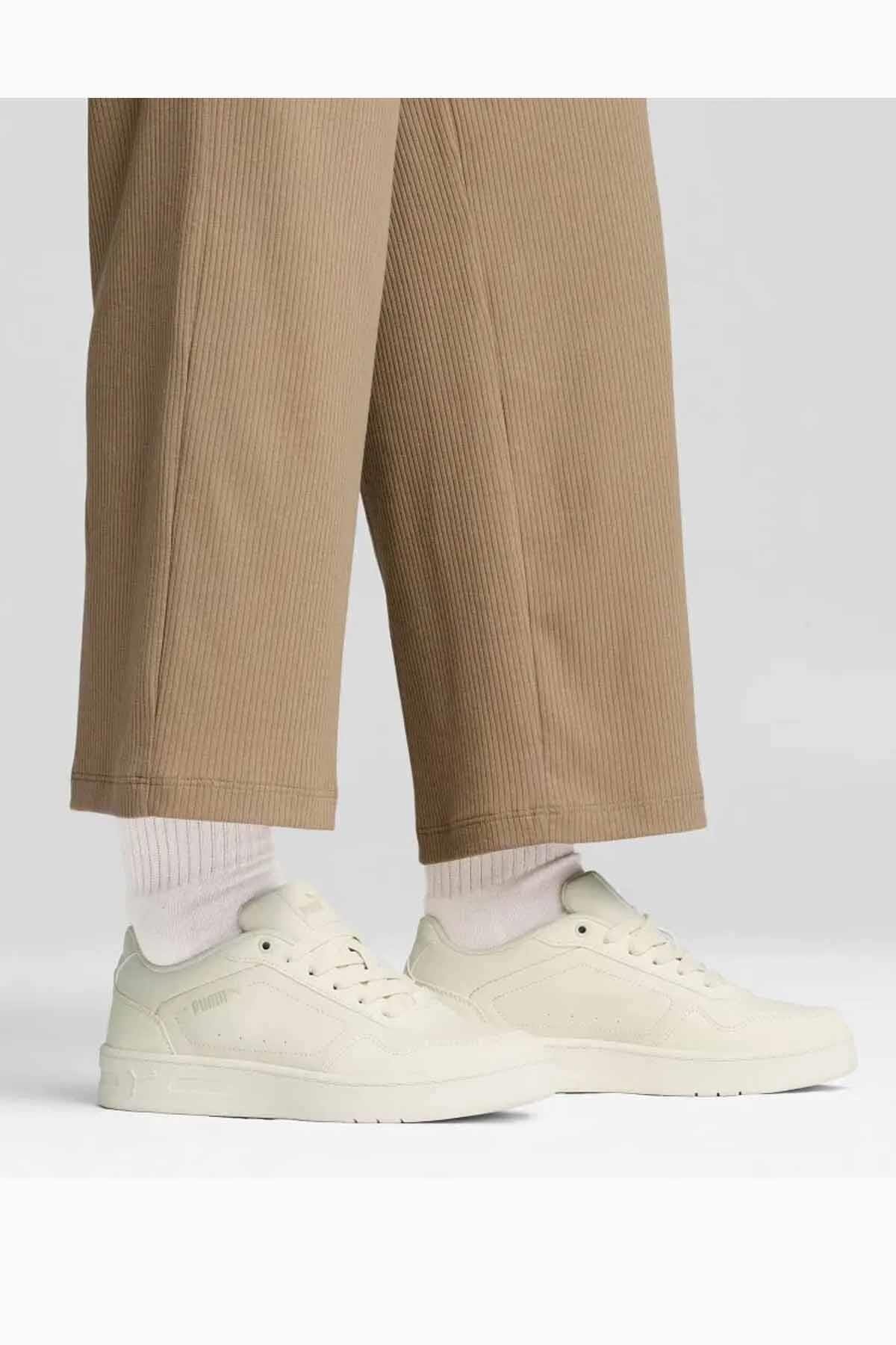 PUMASneakerPuma Kadın Siyah Ayakkabı Court Classy Kadın Sneaker Ayakkabı 395021-10 Bej