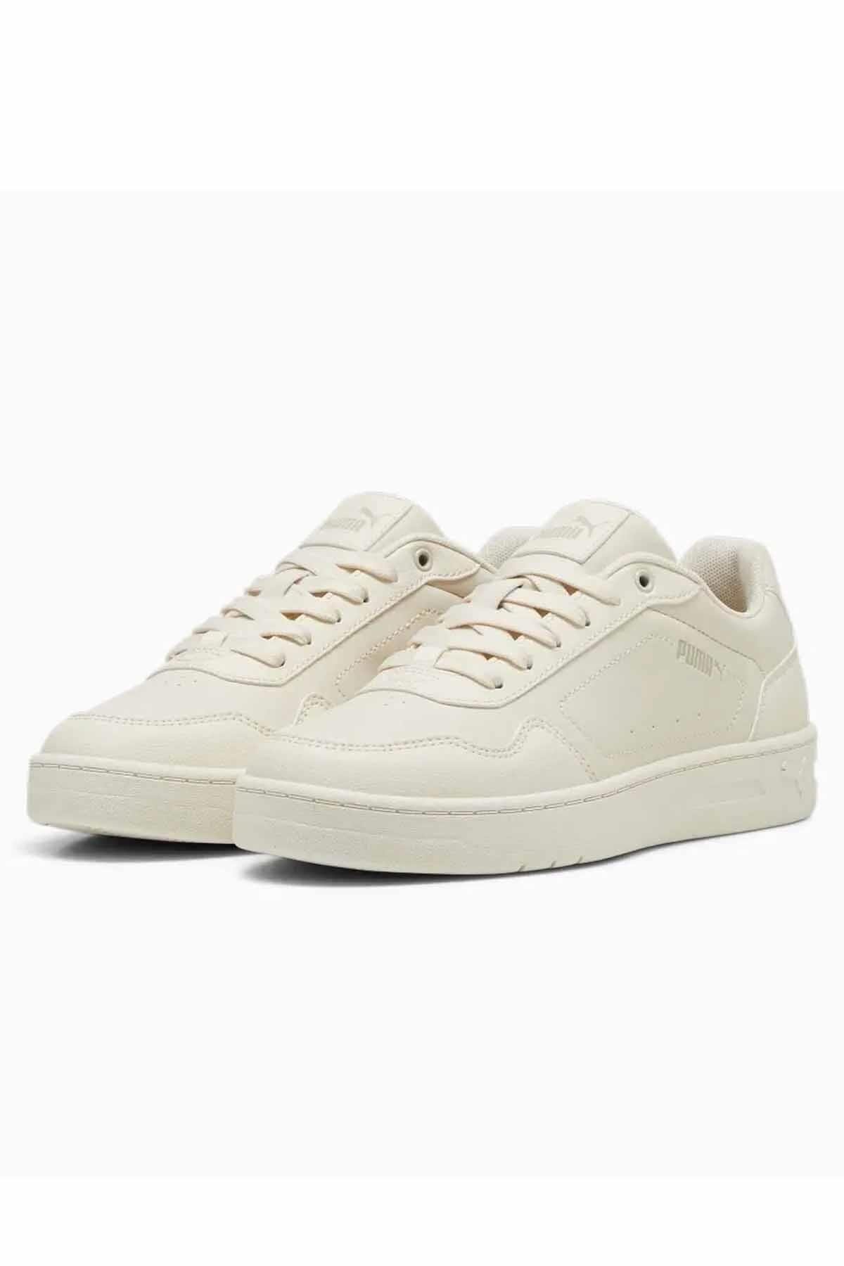 PUMASneakerPuma Kadın Siyah Ayakkabı Court Classy Kadın Sneaker Ayakkabı 395021-10 Bej