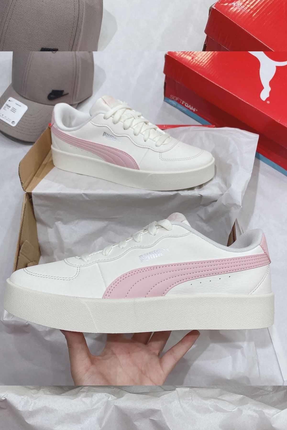 PUMASneakerPuma Kadın Snekars Yüksek Taban Spor Ayakkabı Kadın Sneaker Ayakkabı 380147-05-2 Bej