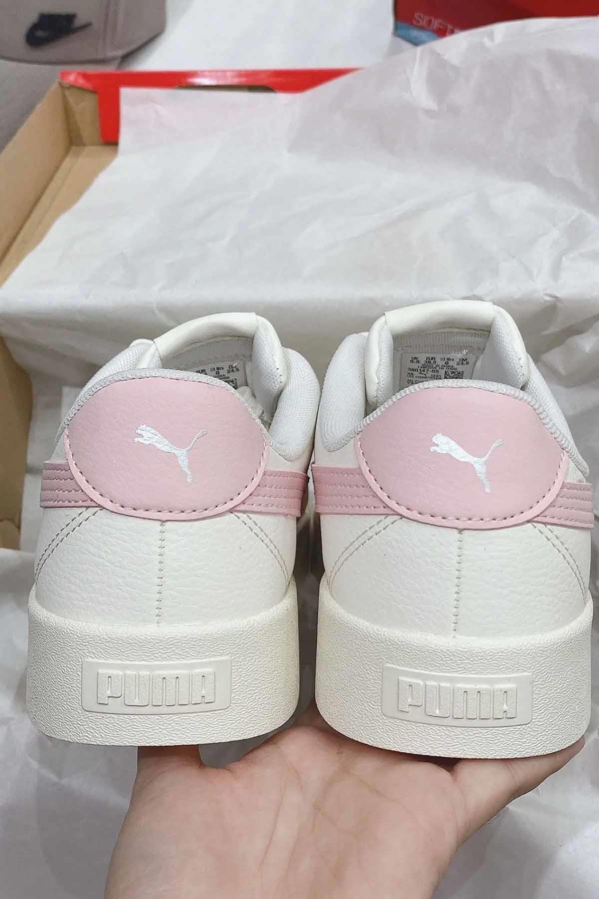 PUMASneakerPuma Kadın Snekars Yüksek Taban Spor Ayakkabı Kadın Sneaker Ayakkabı 380147-05-2 Bej