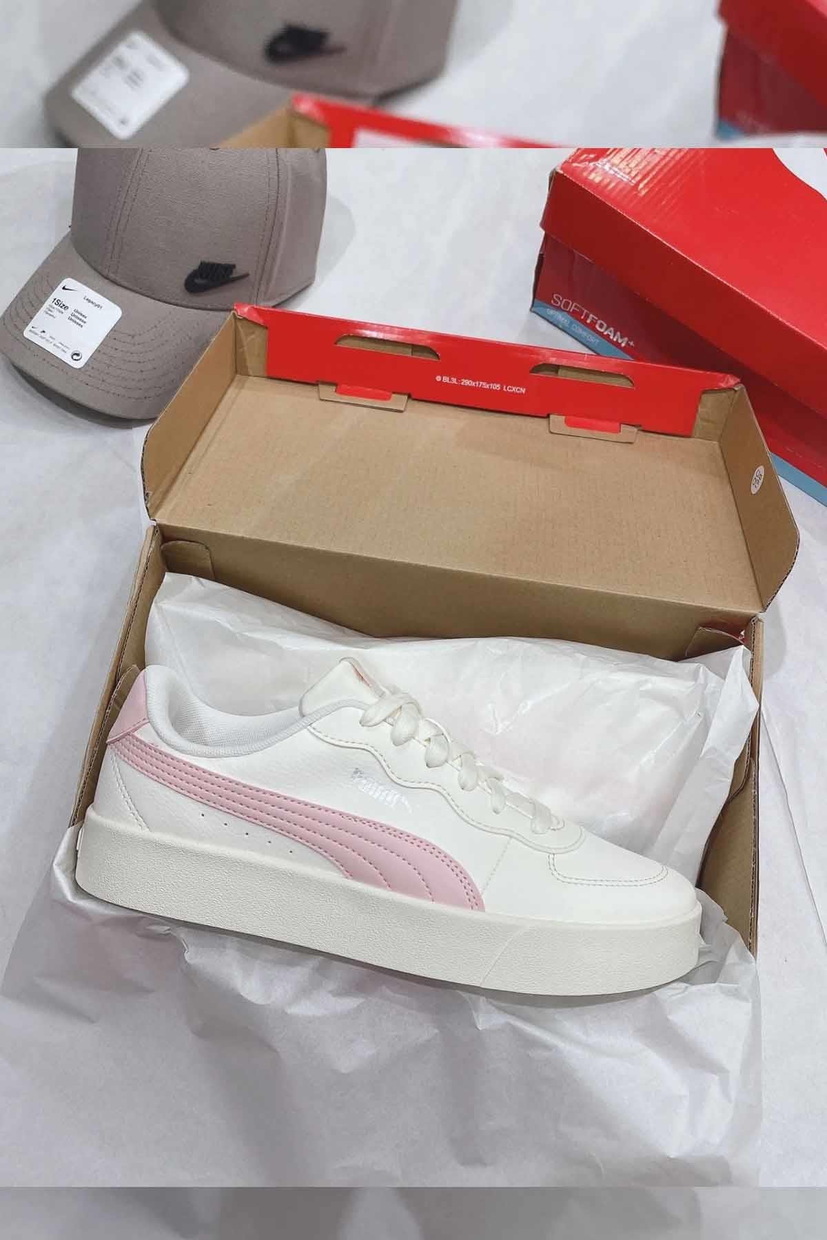 PUMASneakerPuma Kadın Snekars Yüksek Taban Spor Ayakkabı Kadın Sneaker Ayakkabı 380147-05-2 Bej