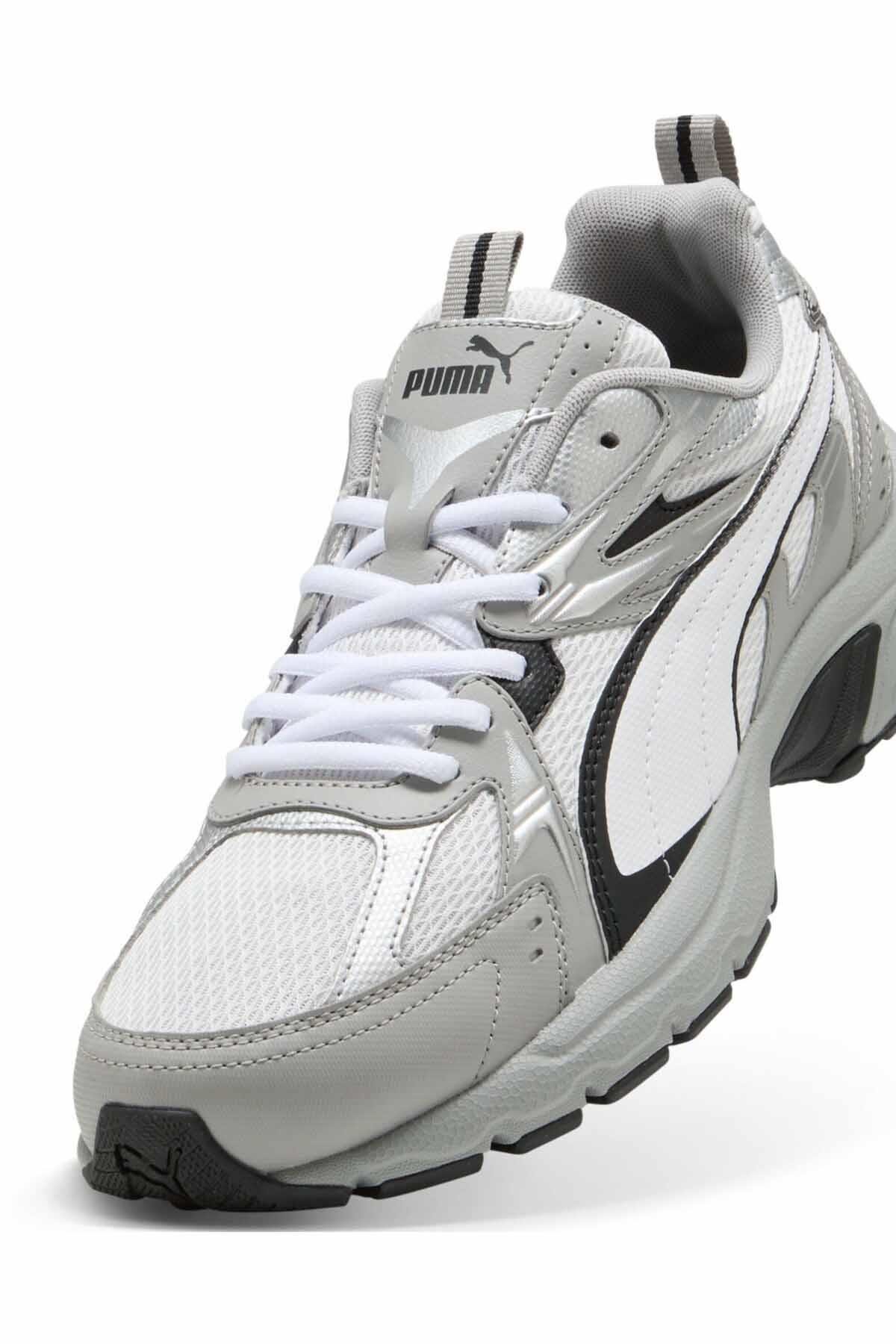 PUMASneakerPuma Milenio Tech-Club Unisex Sneaker Ayakkabı 402623-06 Beyaz-Gri