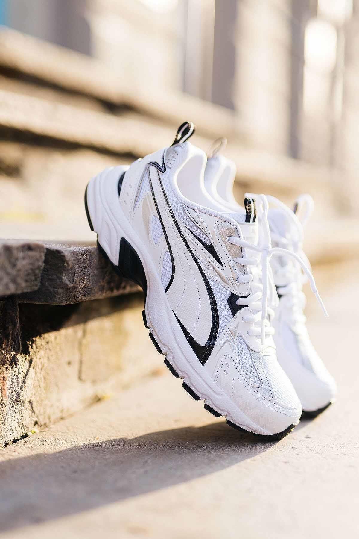 PUMASneakerPuma Milenio Tech-Club Unisex Sneaker Ayakkabı 392322-01 BEYAZ-SYH