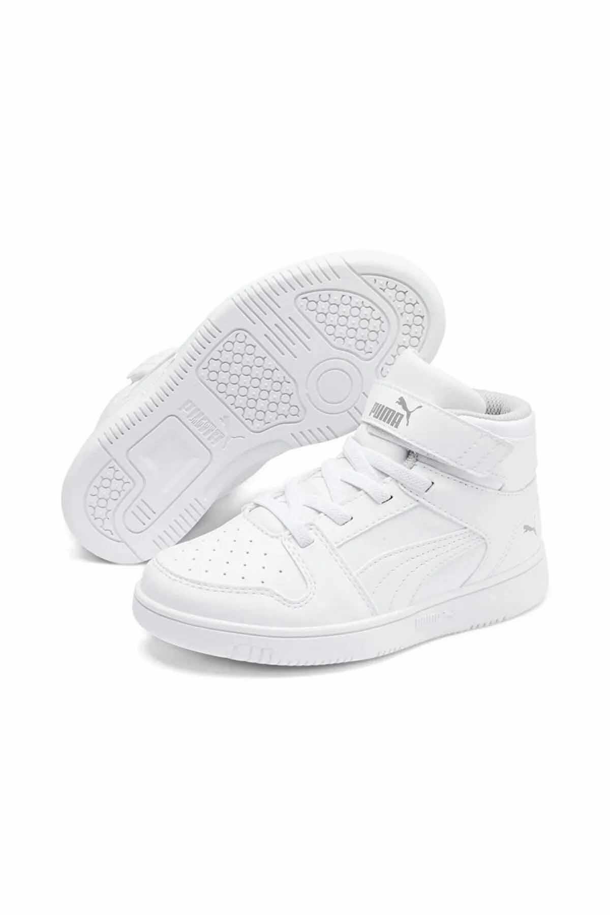 PUMASneakerPuma Rebound Layup SL PS Çocuk Sneaker Ayakkabı 370488-02 BEYAZ