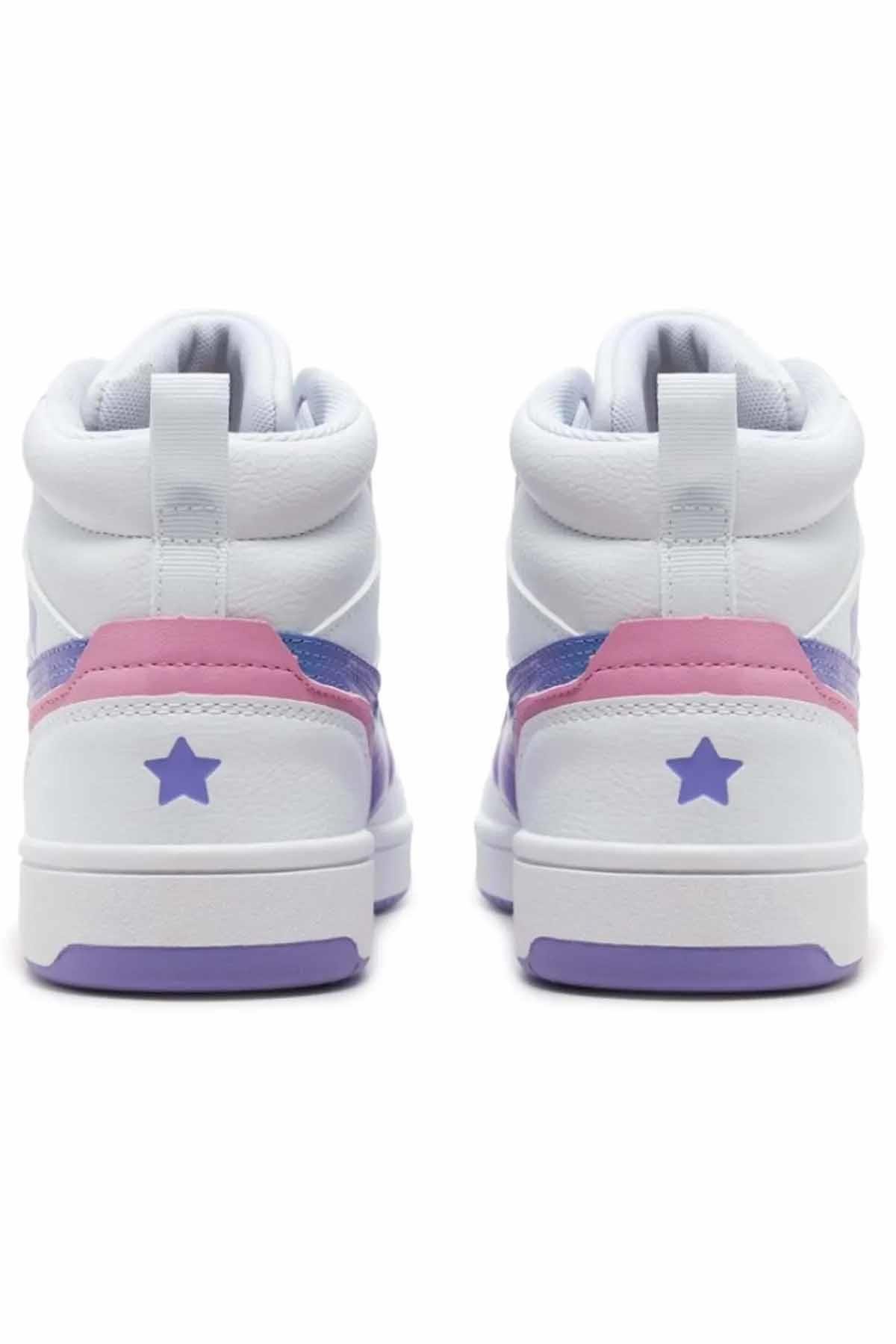 PUMASneakerPuma Rebound V6 Mid Bouncy Sky Kadın Sneaker Ayakkabı 398725-01 Çok Renkli