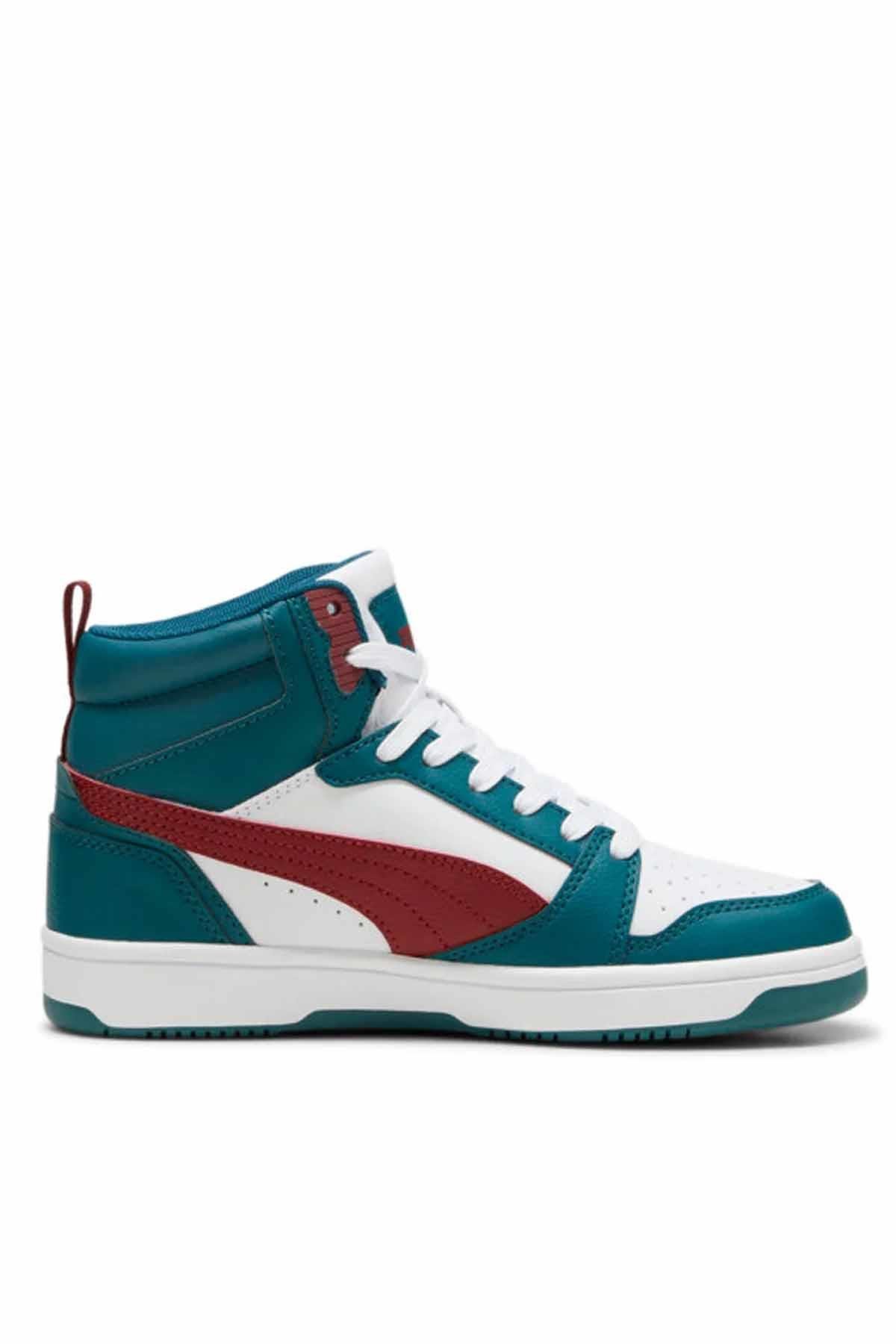 PUMASneakerPuma Rebound V6 Mid Unisex Sneaker Ayakkabı 393831-18 Çok Renkli