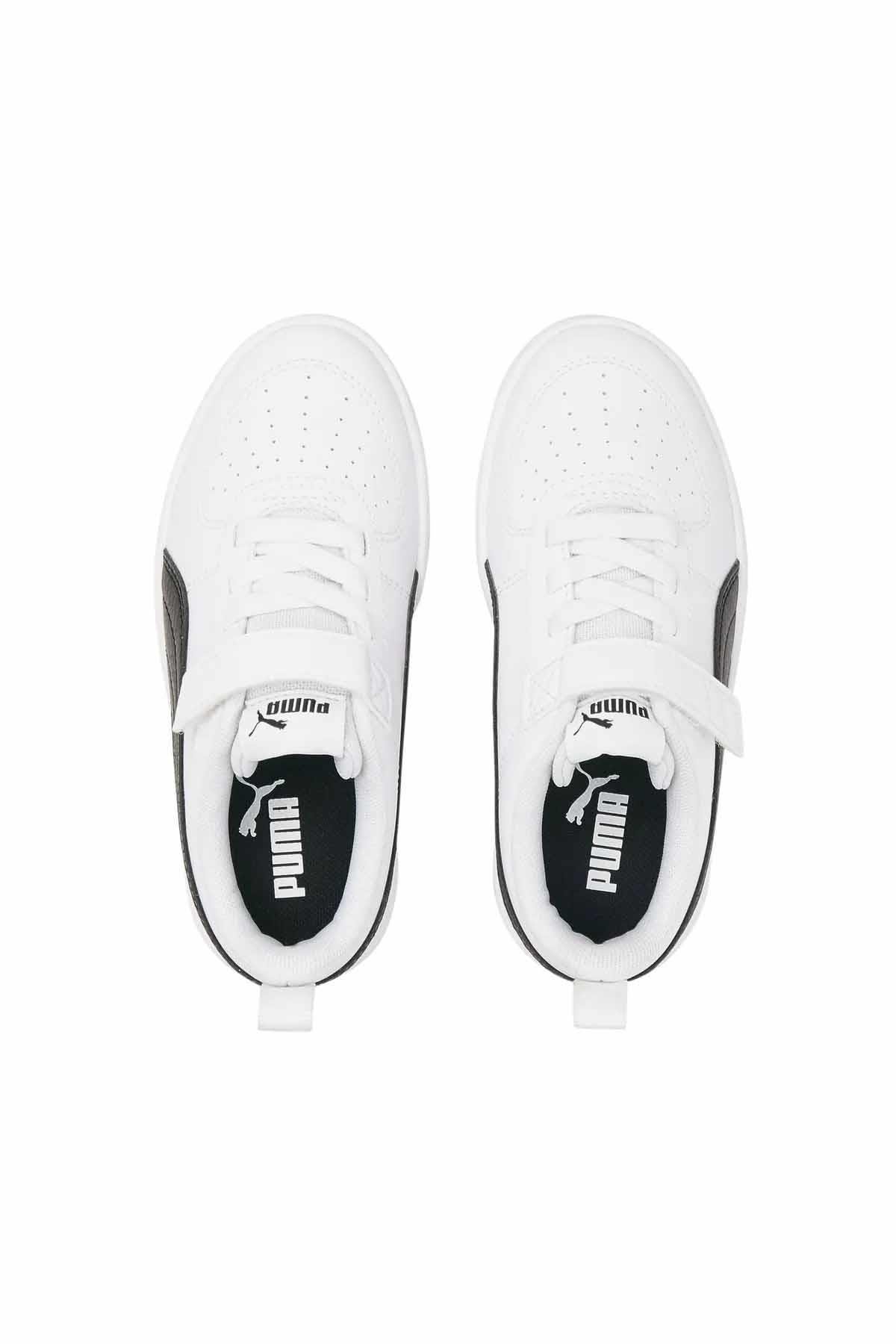 PUMASneakerPuma Rickie AC+ PS Çocuk Sneaker Ayakkabı 385836-01 BEYAZ