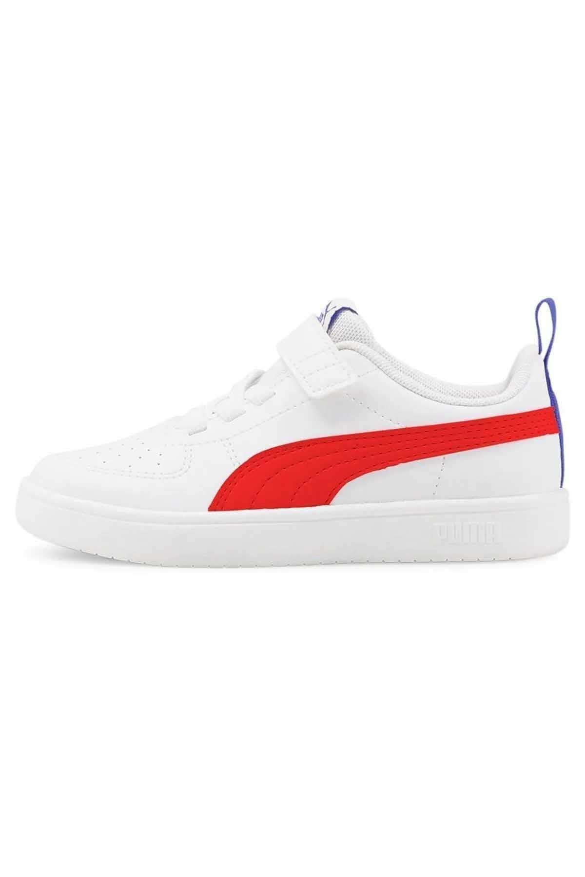 PUMASneakerPuma Rickie AC+ PS Çocuk Sneaker Ayakkabı 385836-05 BEYAZ