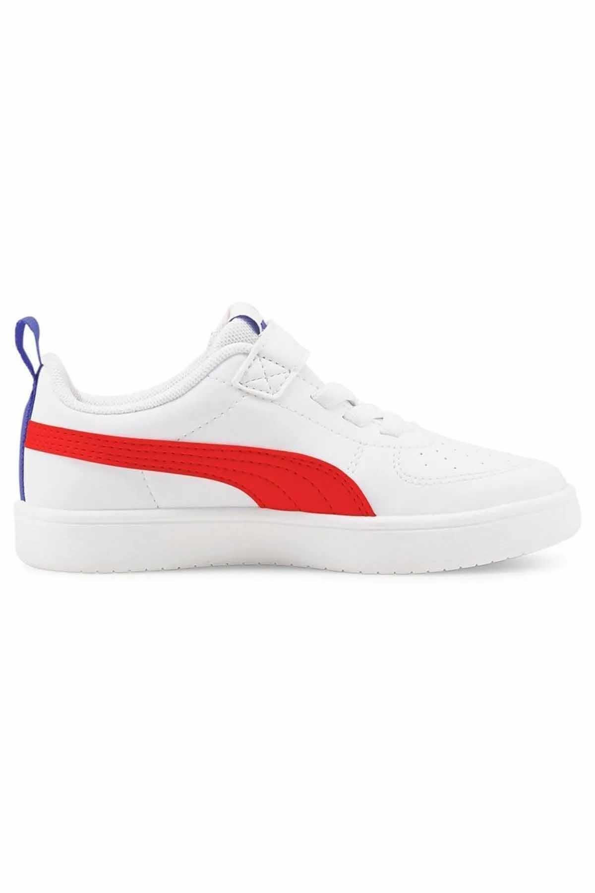 PUMASneakerPuma Rickie AC+ PS Çocuk Sneaker Ayakkabı 385836-05 BEYAZ