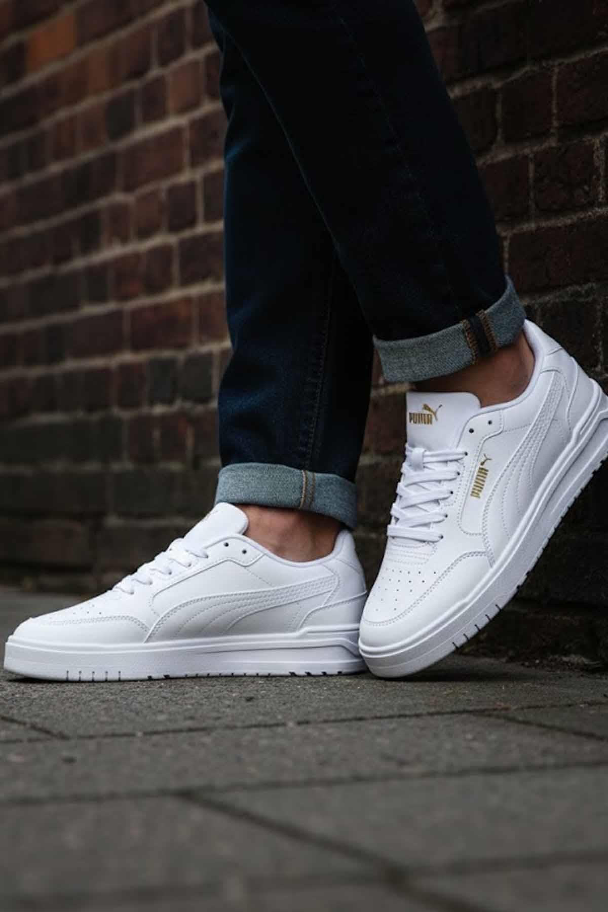 PUMASneakerPuma Shuffle Downtown Erkek Sneaker Ayakkabı 402596 BEYAZ