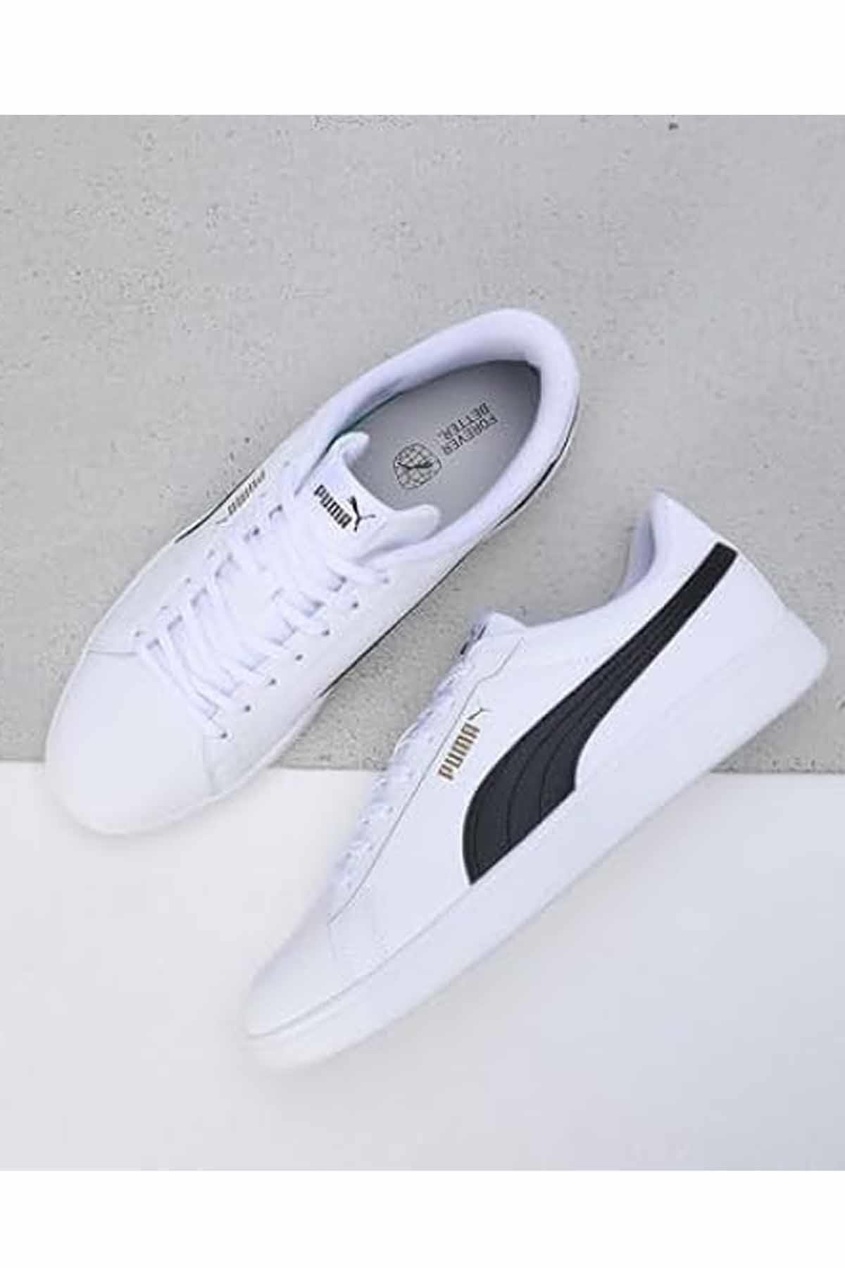 PUMASneakerPuma Smash 3.0 L Erkek Sneaker Ayakkabı 390987-11 BEYAZ-SYH