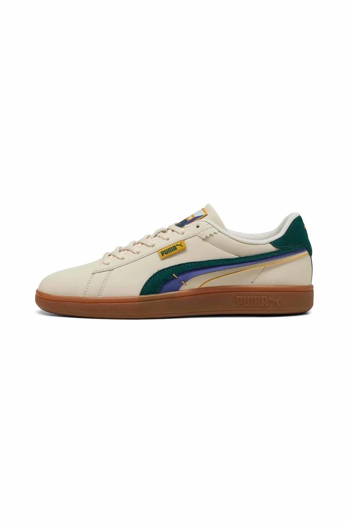 PUMASneakerPuma Smash 3.0 Greenside Erkek Sneaker Ayakkabı 400740-02 Çok Renkli