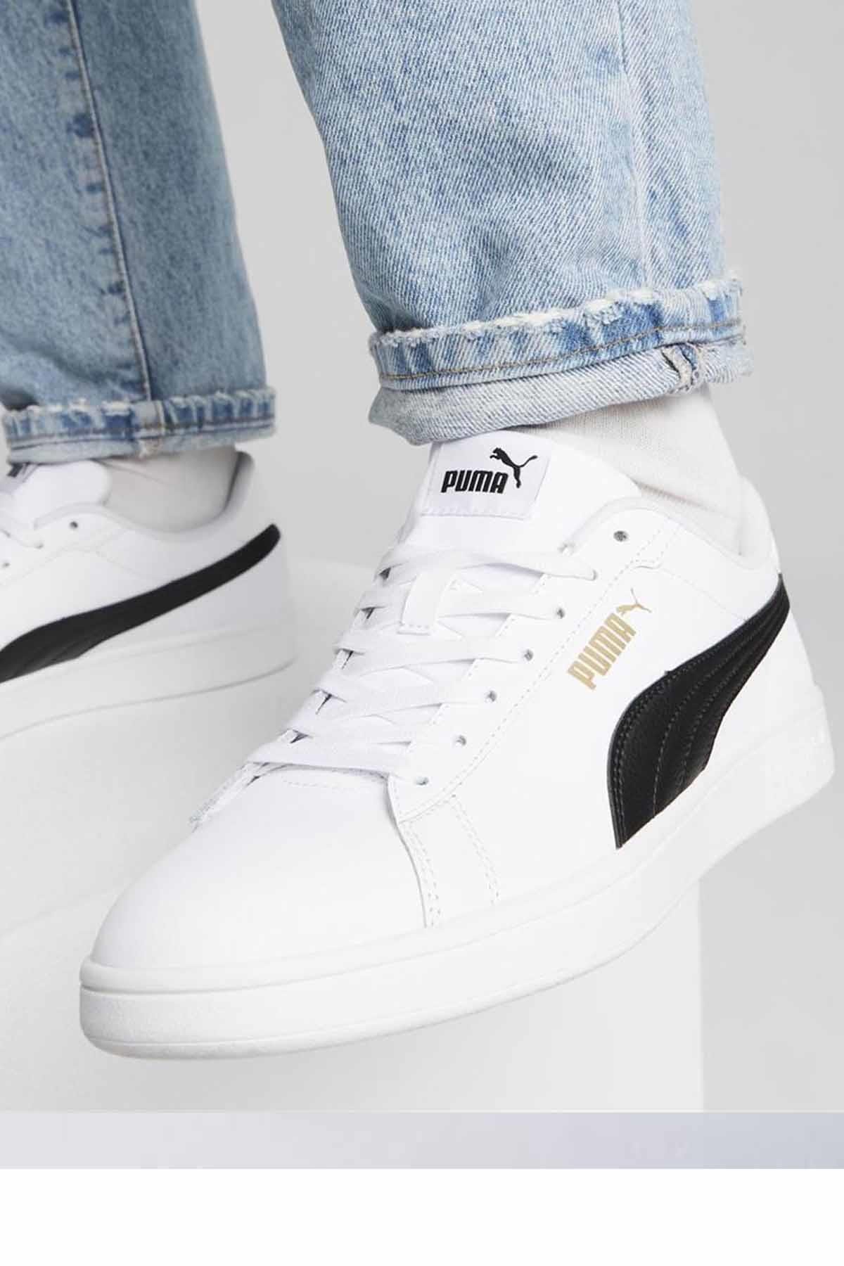 PUMASneakerPuma Smash 3.0 L Erkek Sneaker Ayakkabı 390987-11 BEYAZ-SYH