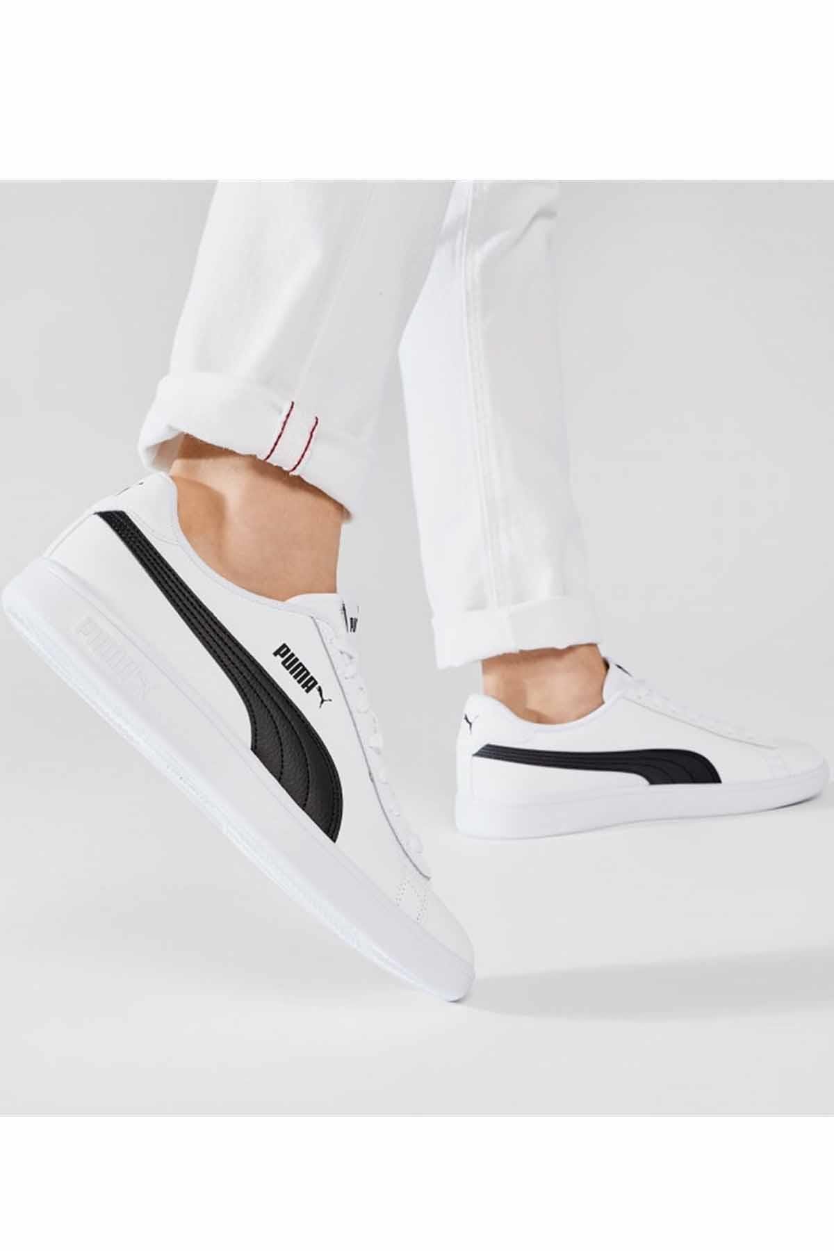 PUMASneakerPuma Smash 3.0 Buck Unisex Sneaker Ayakkabı 392336-08 Beyaz