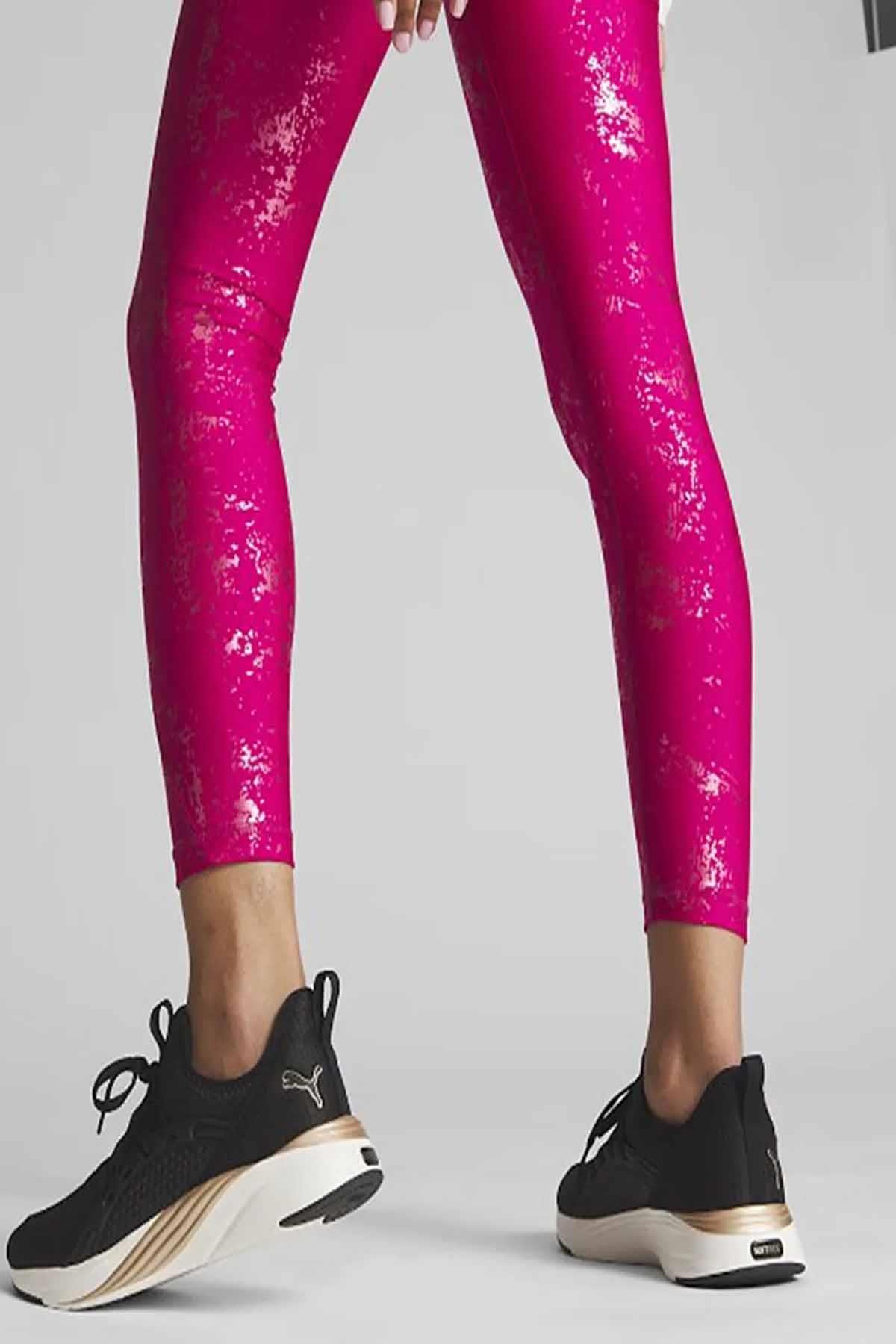 PUMASneakerPuma Softride Mayve Leopard Wns Kadın Sneaker Ayakkabı 377903-01 SIYAH