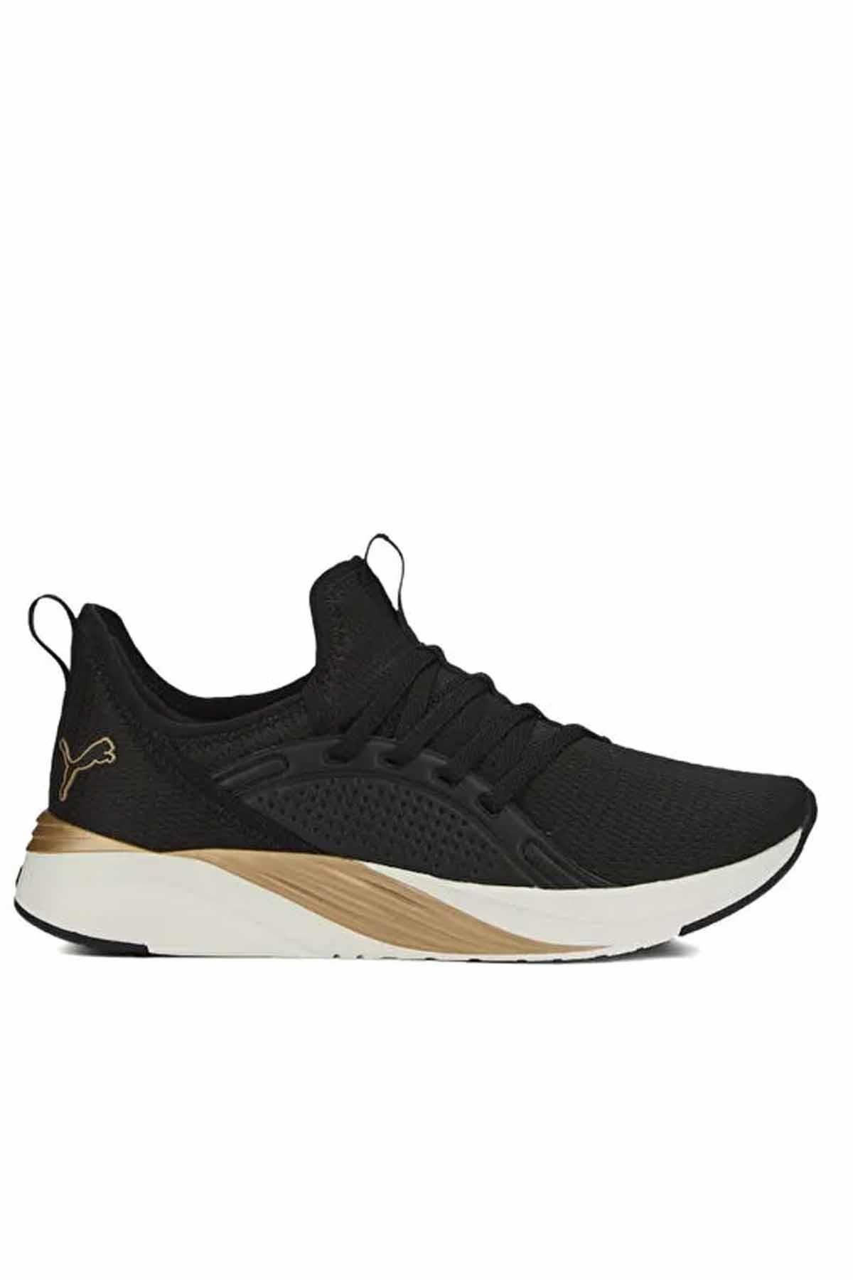 PUMASneakerPuma Softride Mayve Leopard Wns Kadın Sneaker Ayakkabı 377903-01 SIYAH
