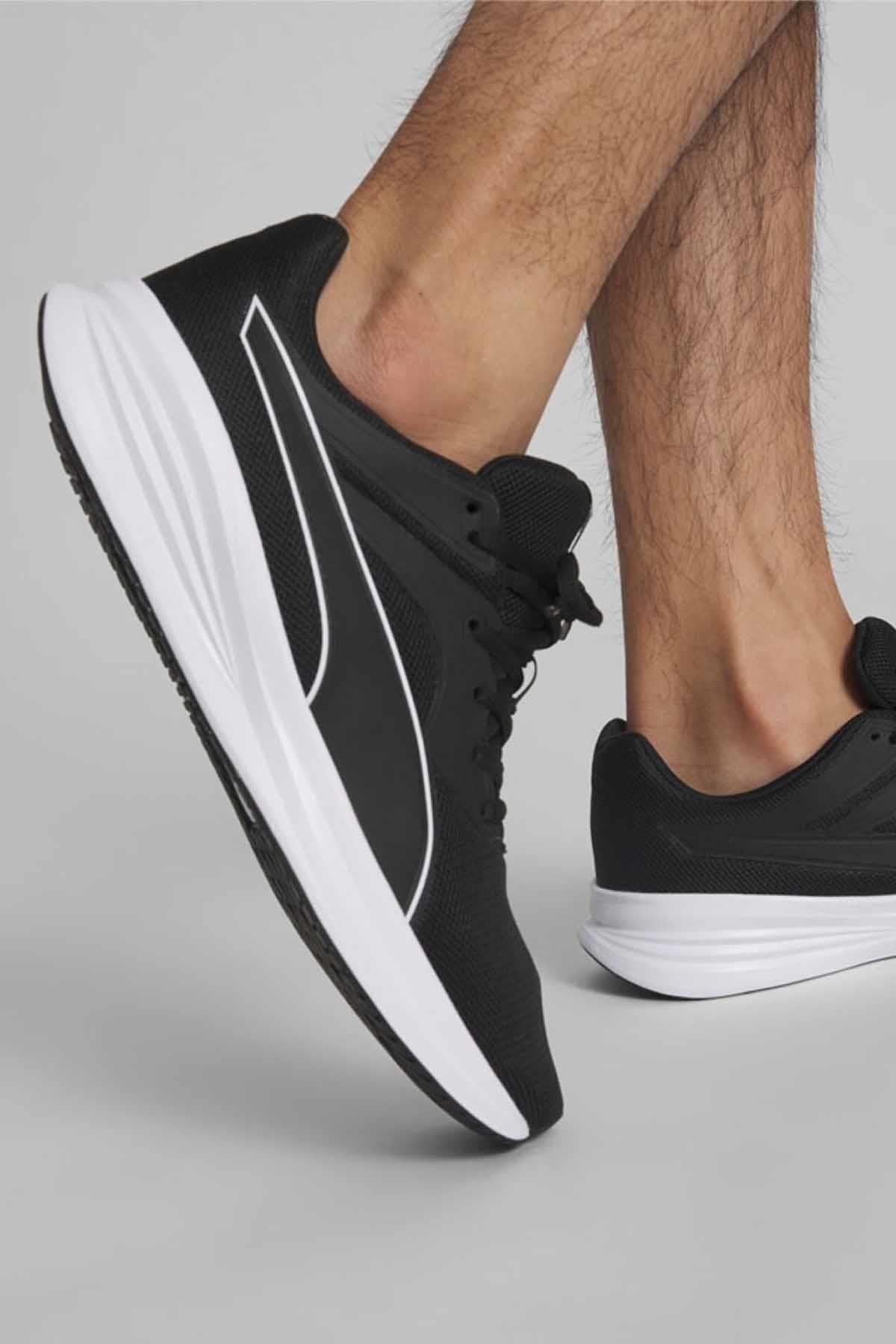 PUMASneakerPuma Transport Unisex Sneaker Ayakkabı 377028-01 SIYAH-BYZ