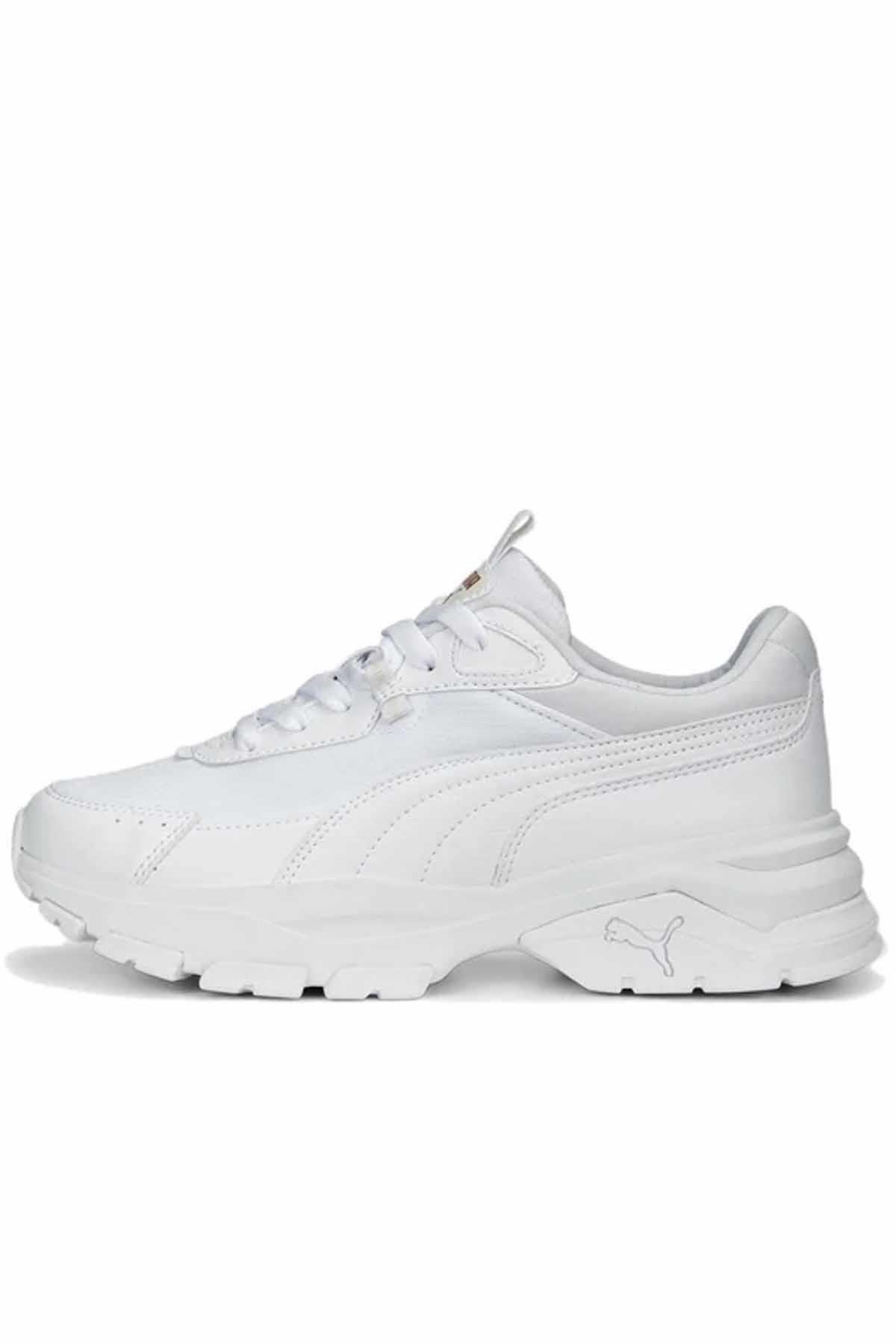 PUMASneakerPuma Yüksek Taban Kadın Spor Ayakkabı Cassia Via Kadın Sneaker Ayakkabı 389223-01 BEYAZ