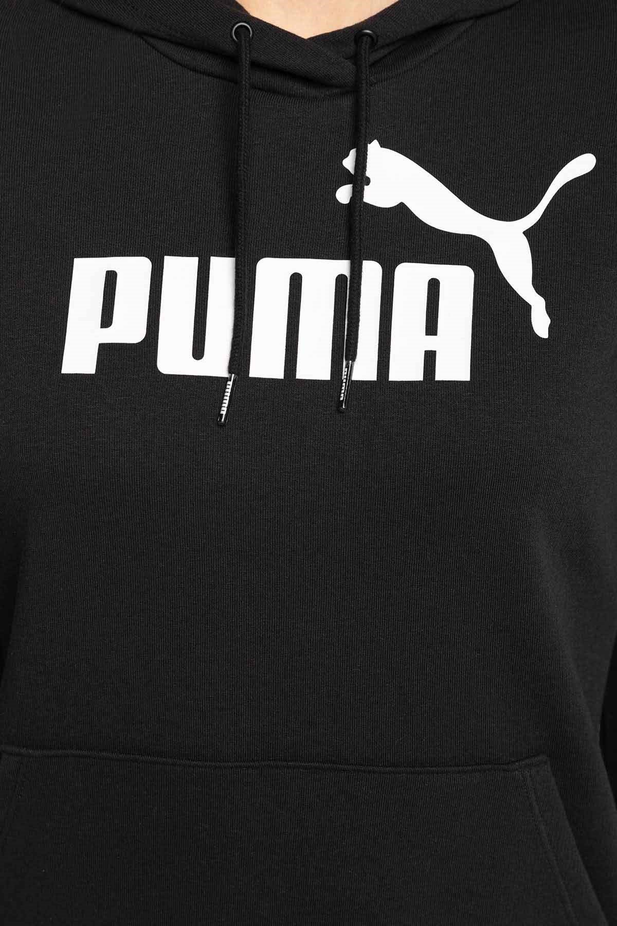 PUMASweatshirtPuma ESS Logo Hoodie TR (s) Kadın Sweatshirt 586791 01 Black