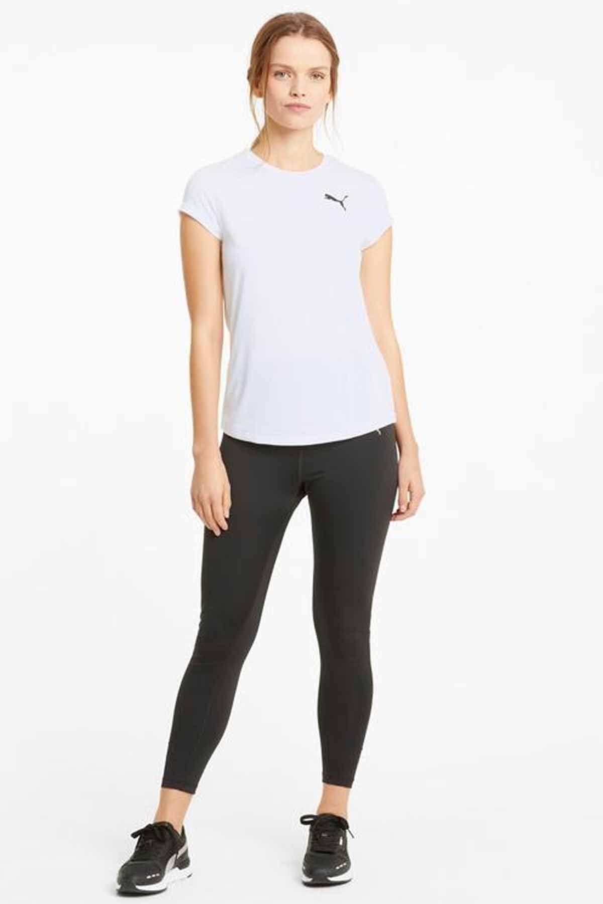 PUMATişörtPuma ACTIVE TEE Kadın Tişört 586857-02 BEYAZ