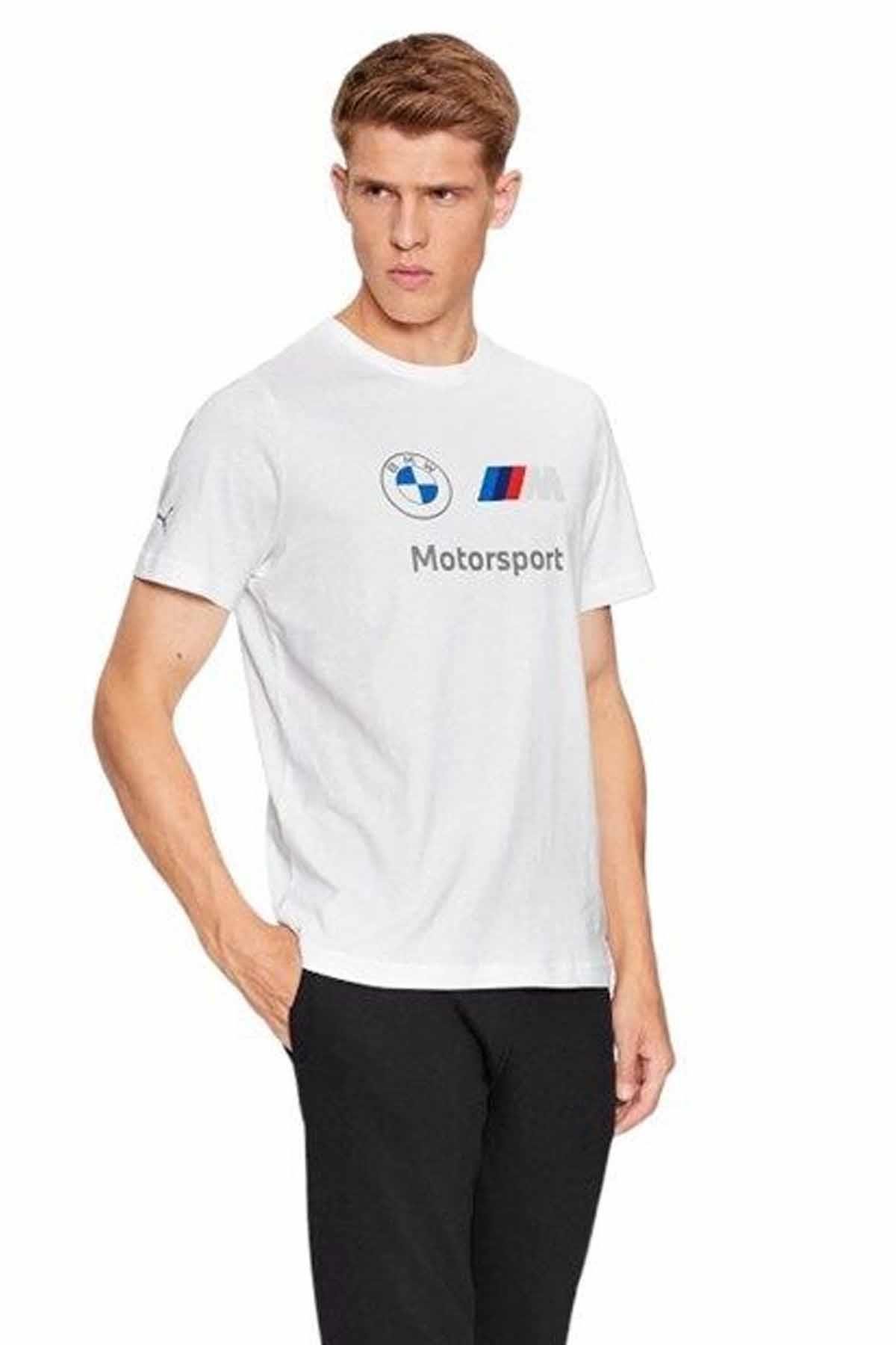 PUMATişörtPuma BMW M Sport Erkek Tişört 612314-02 BEYAZ