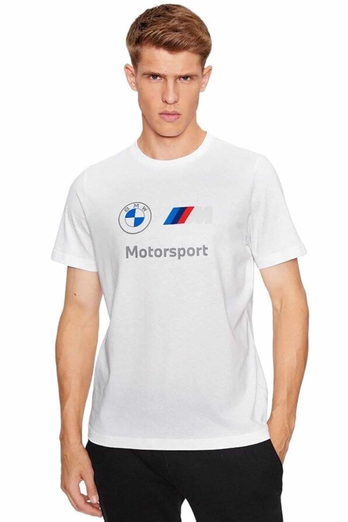 PUMATişörtPuma BMW M Sport Erkek Tişört 612314-02 BEYAZ