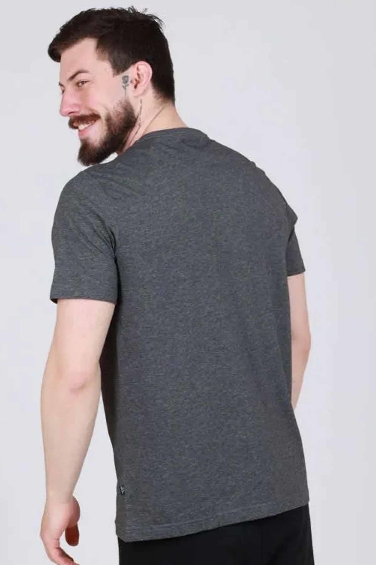 PUMATişörtPuma Ess Heather Tee Erkek Tişört 586736-01 Siyah