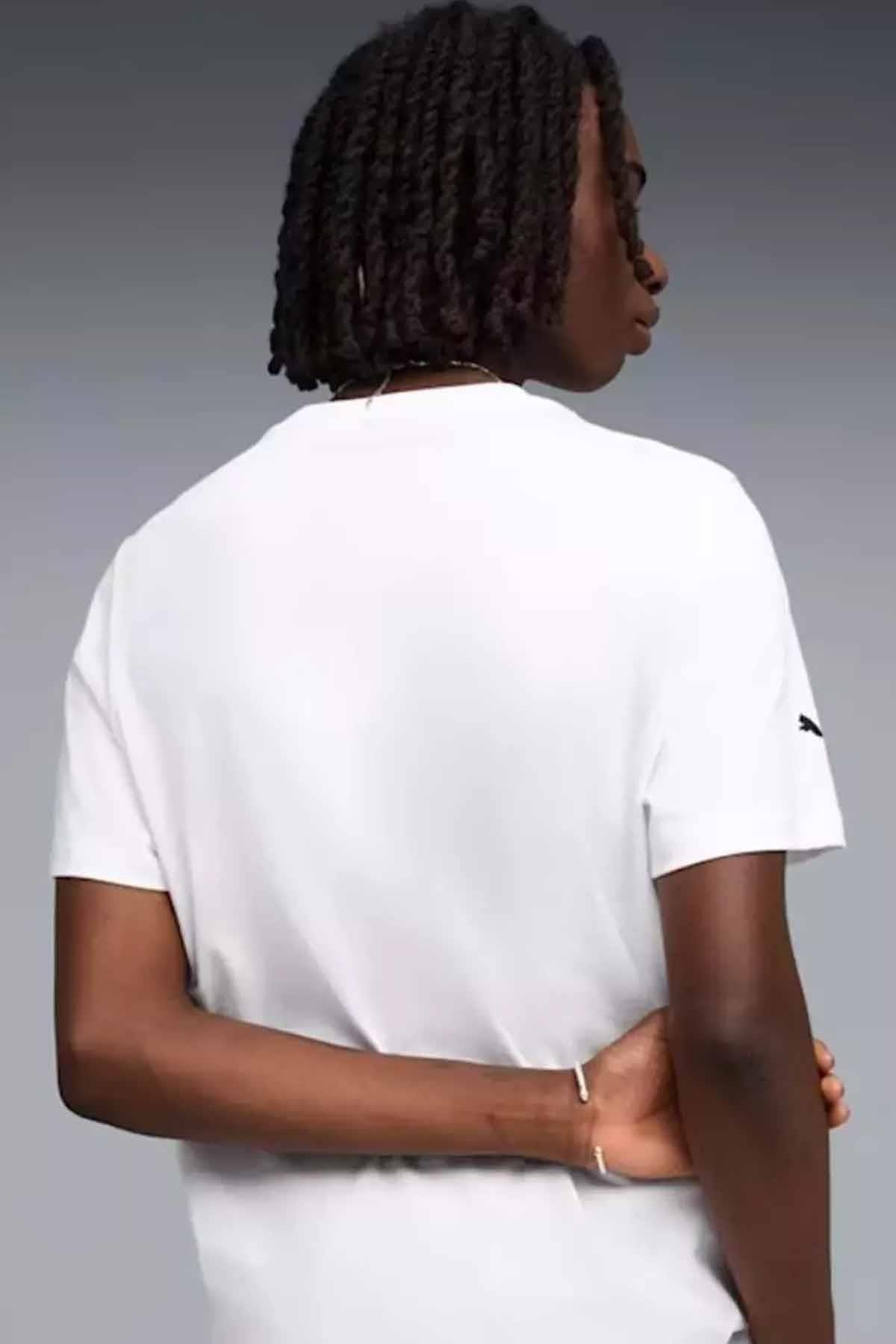 PUMATişörtPuma Ferrari Colored Shield Tee Erkek Tişört 635310-04 Beyaz