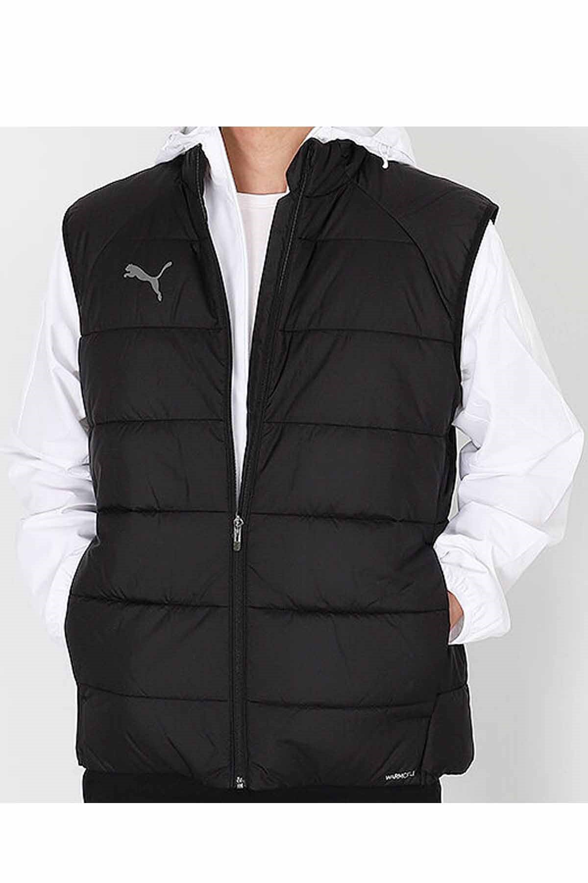 PUMAYelekPuma Erkek Yelek  Teamliga Vest Jacket Erkek Yelek 657968-03 SIYAH