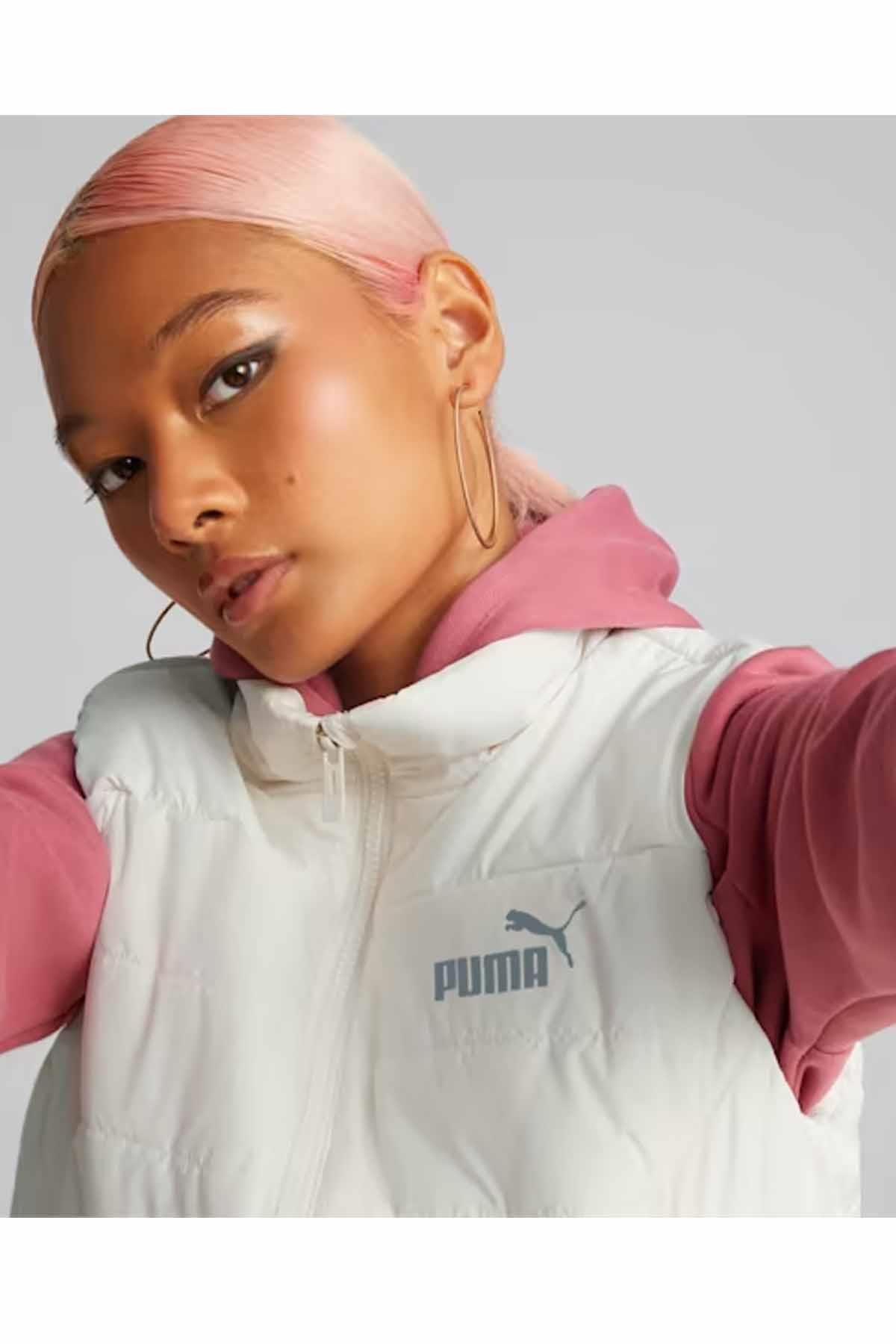 PUMAYelekPuma Ess Padded Vest Kadın Yelek 848941-87 Beyaz