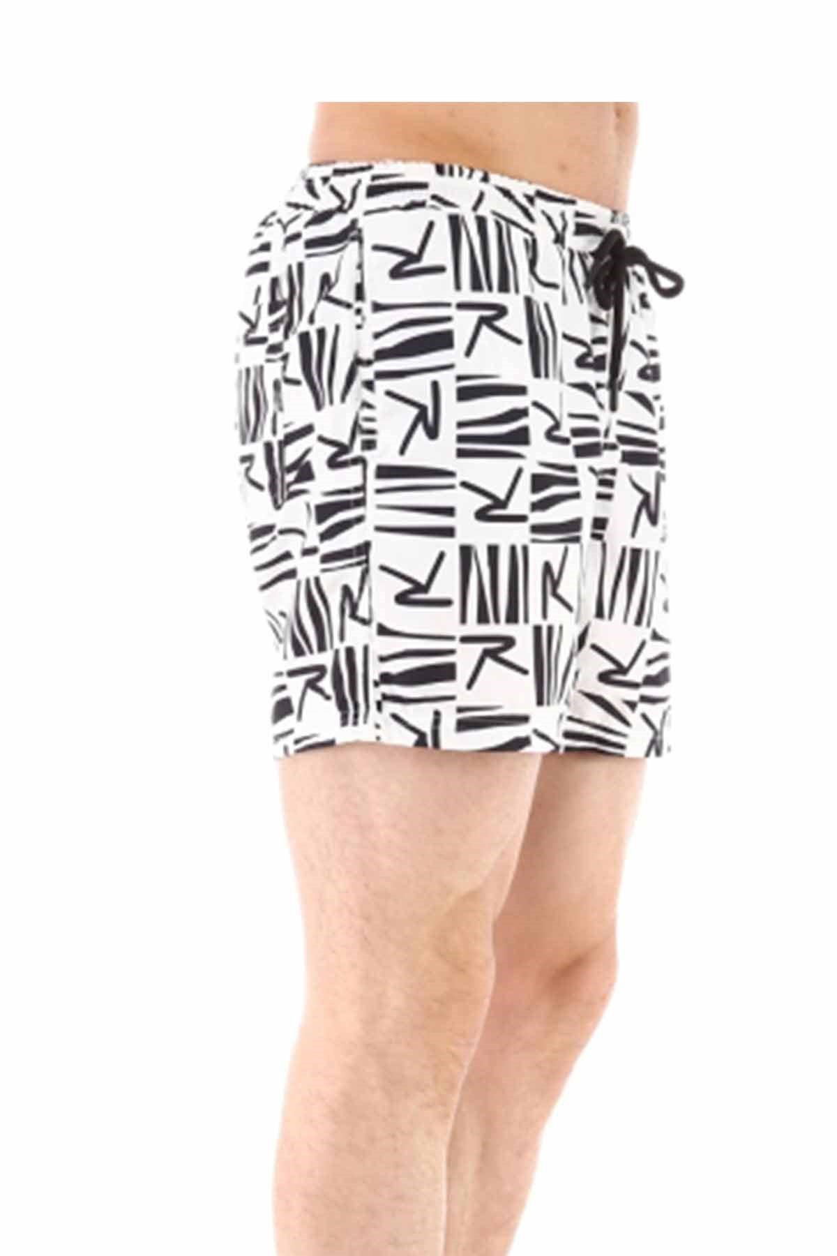 RARUDeniz ŞortuRaru Su İtici Kumaş Deniz Şortu Erkek Deniz Şortu 1-RDSH-005BEYAZ-SYH