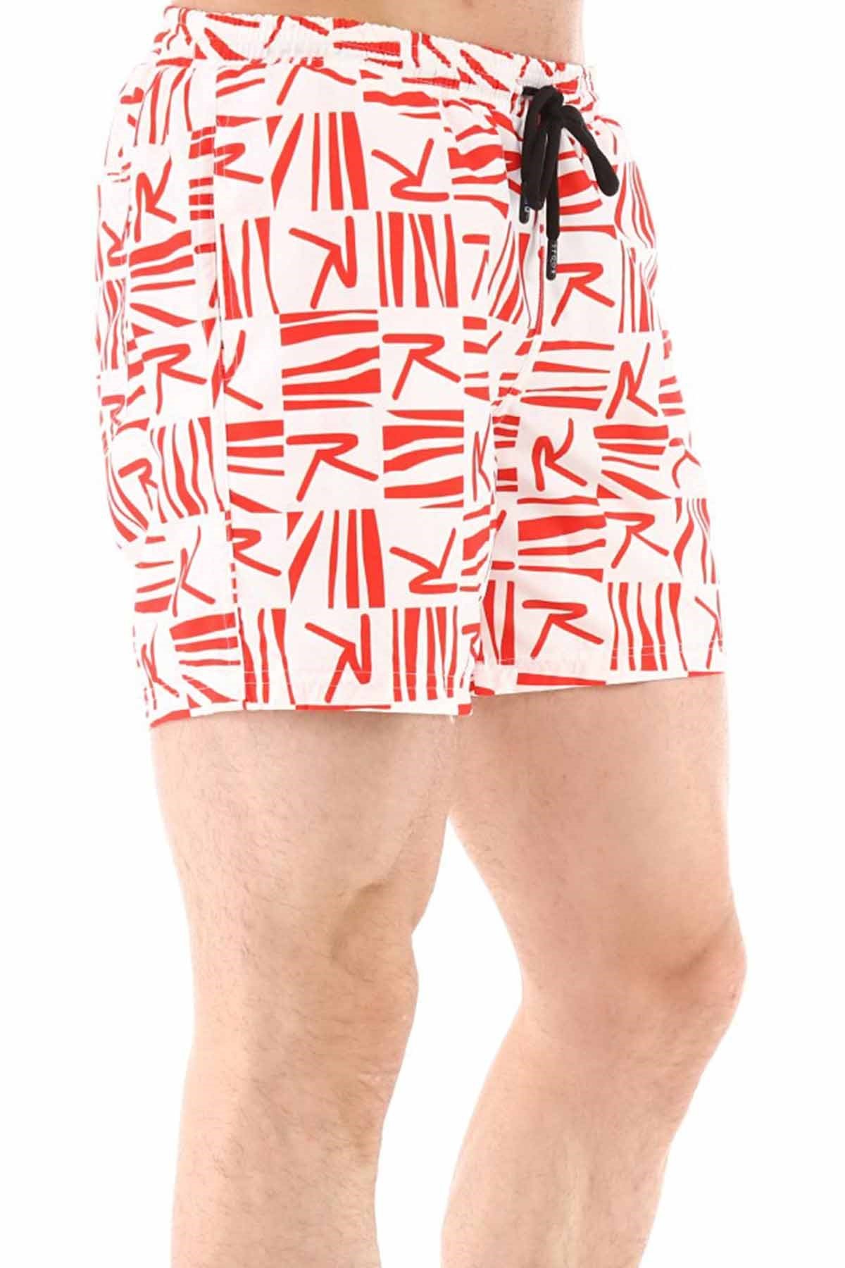 RARUDeniz ŞortuRaru Su İtici Kumaş Deniz Şortu Erkek Deniz Şortu 1-RDSH-250ByzKrmz