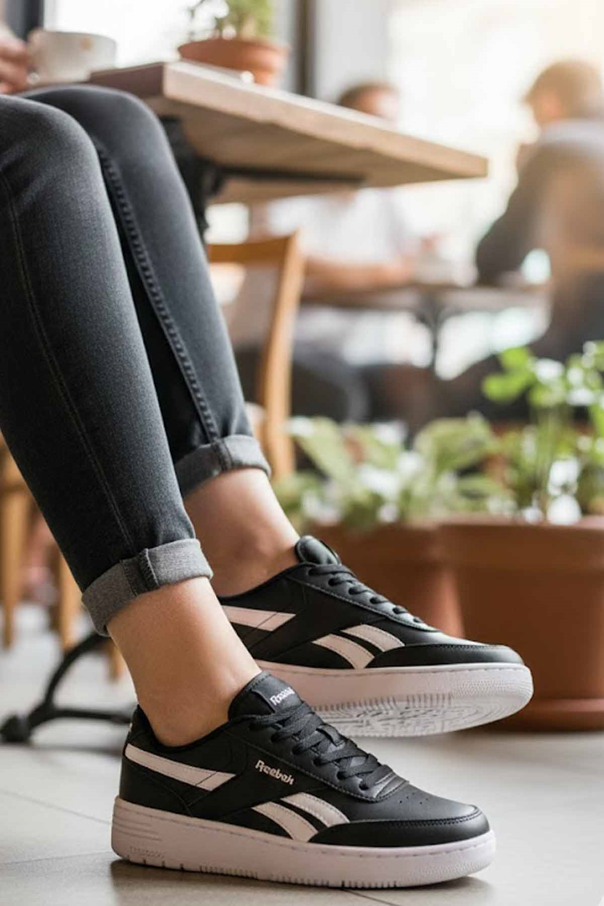 REEBOKSneakerReebok Estilo-T II Kadın Sneaker Ayakkabı 102156106Siyah-Byz