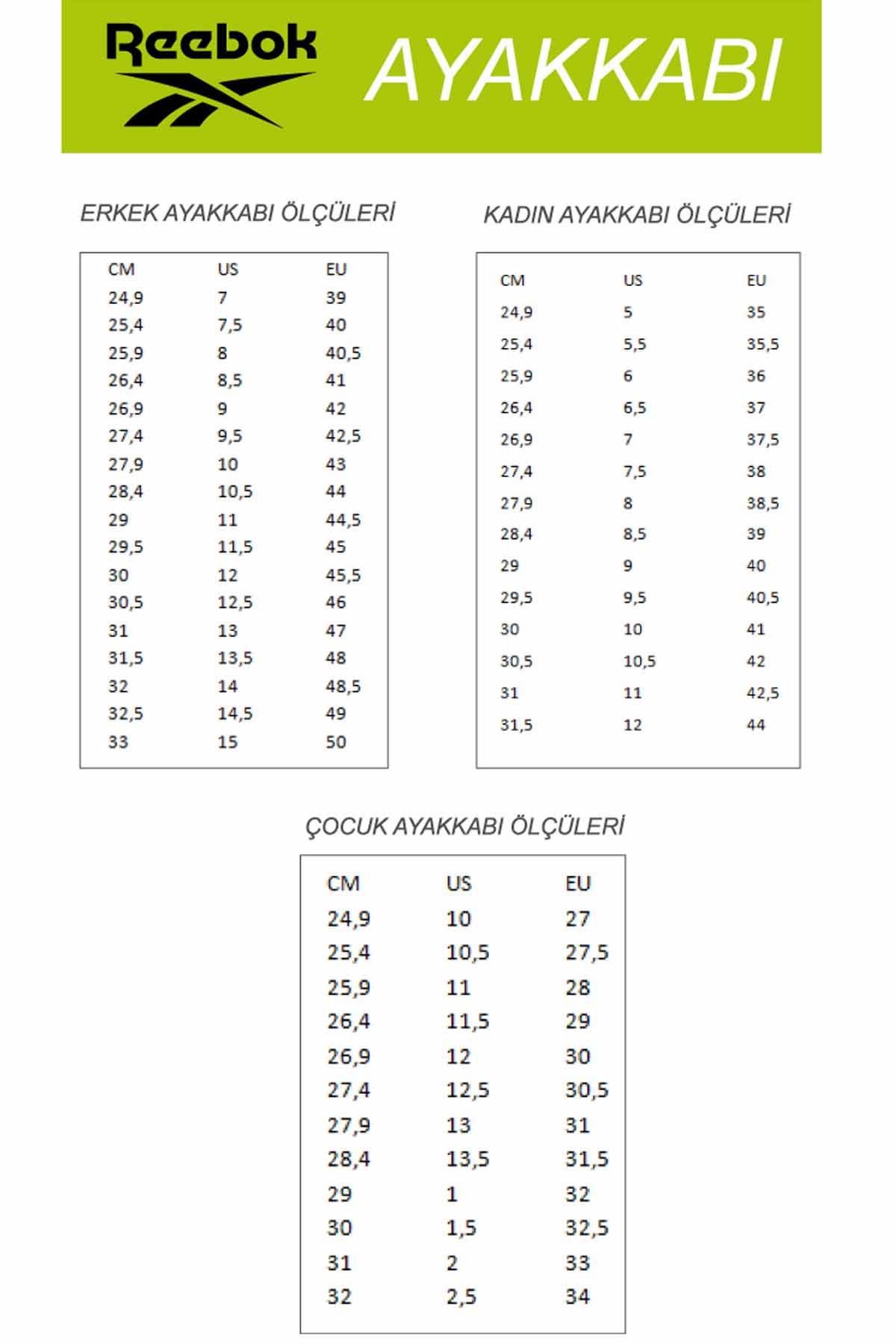 REEBOKSneakerReebok Kız Çocuk Ayakkabısı Çocuk Sneaker Ayakkabı 101917107Çok Renkli