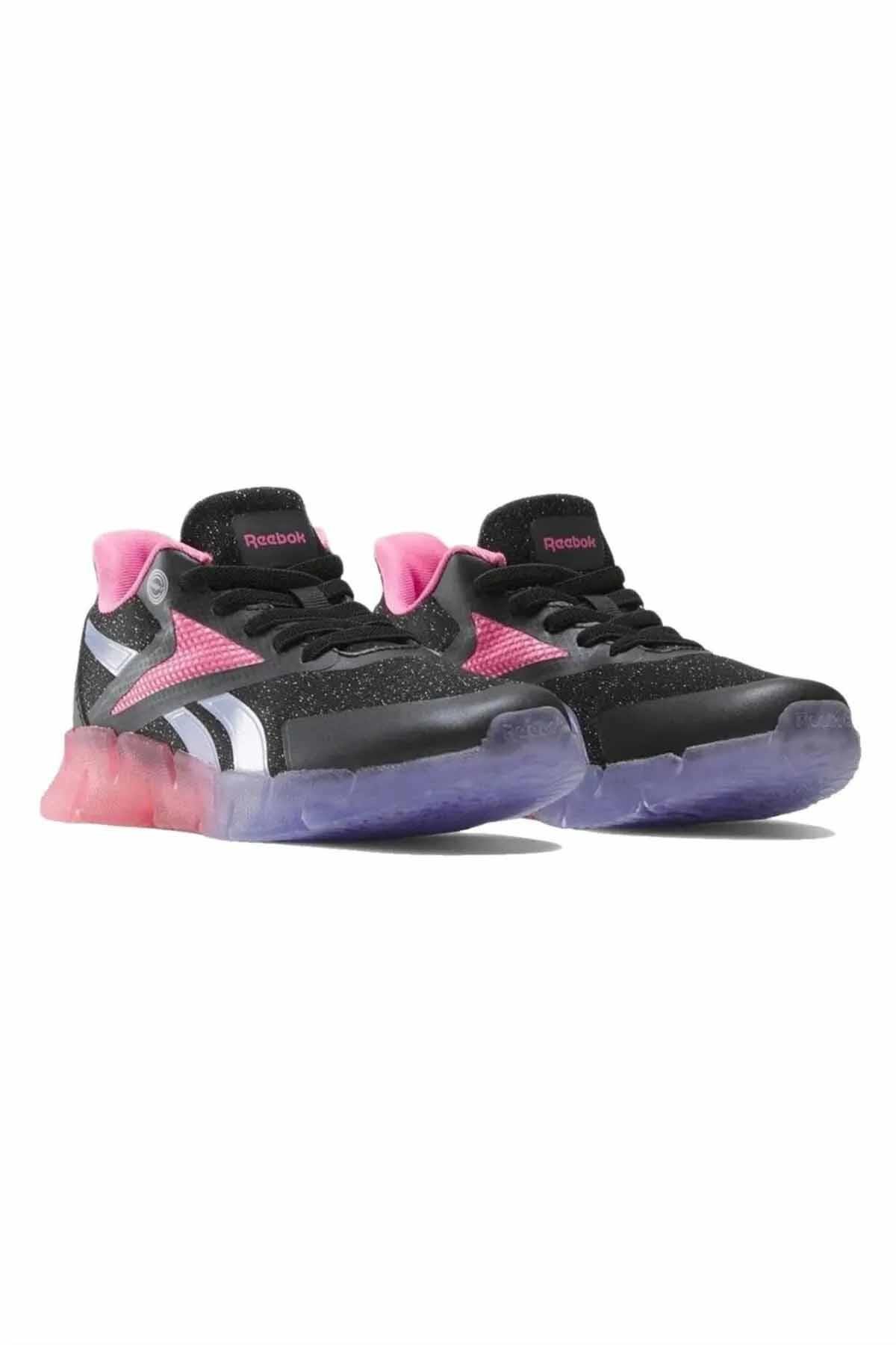 REEBOKYürüyüş KoşuReebok Zig N' Glow Elastic Lace Çocuk Yürüyüş Koşu Ayakkabı 100201751Siyah