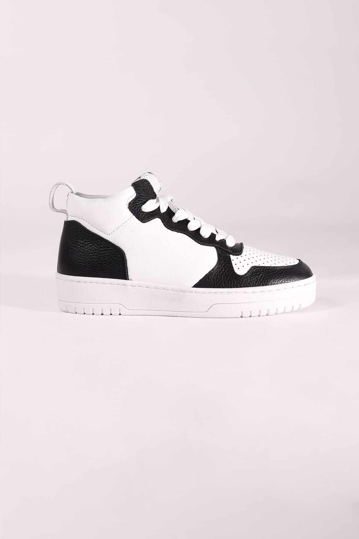 REKOR SPORGünlük SporAir Force Hı  V2 Hakki Deri Erkek Günlük Spor Ayakkabı RS-8000Siyah-Byz