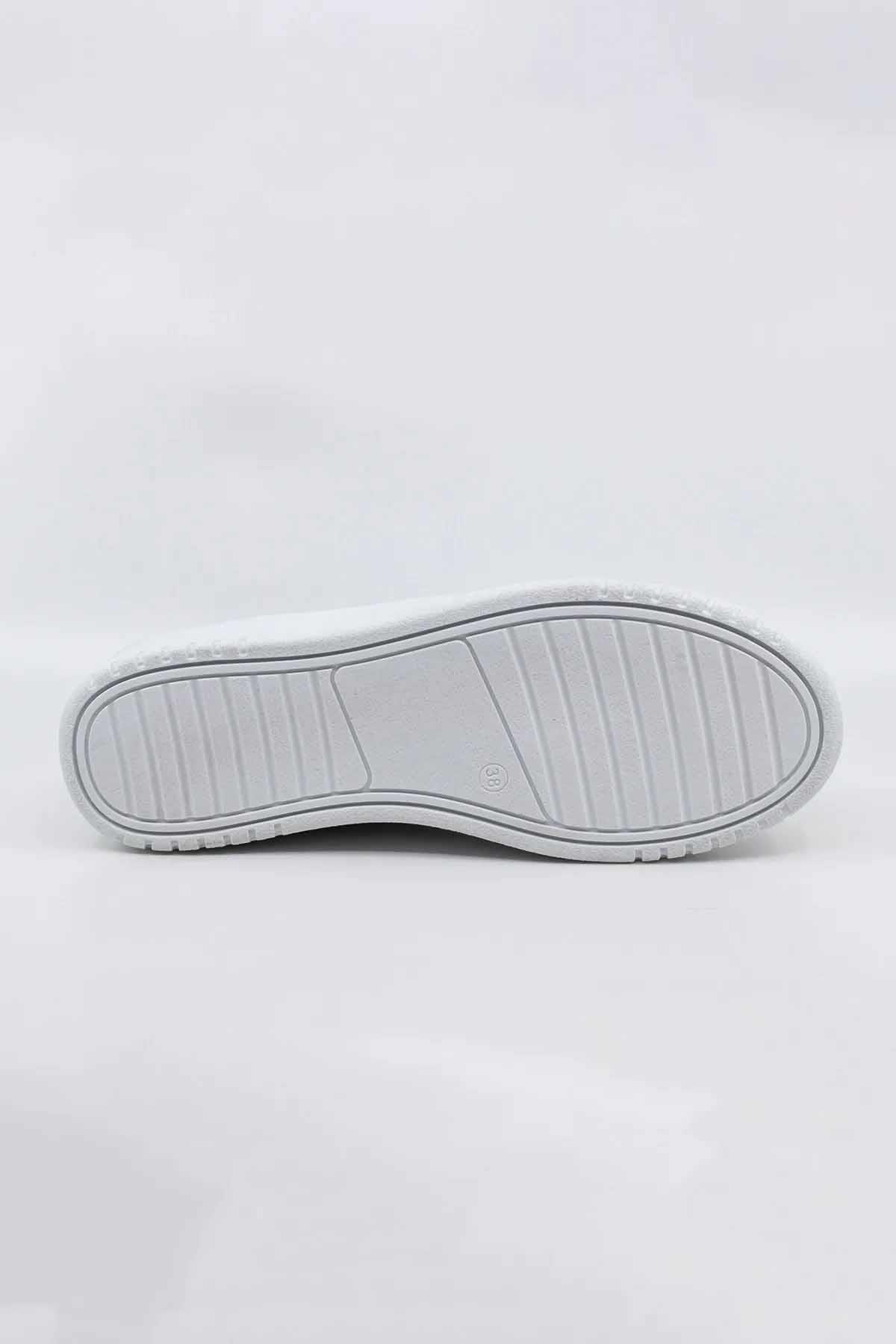 REKOR SPORGünlük SporAir Force V2 Hakki Deri Kadın Günlük Spor Ayakkabı RS-6001BEYAZ