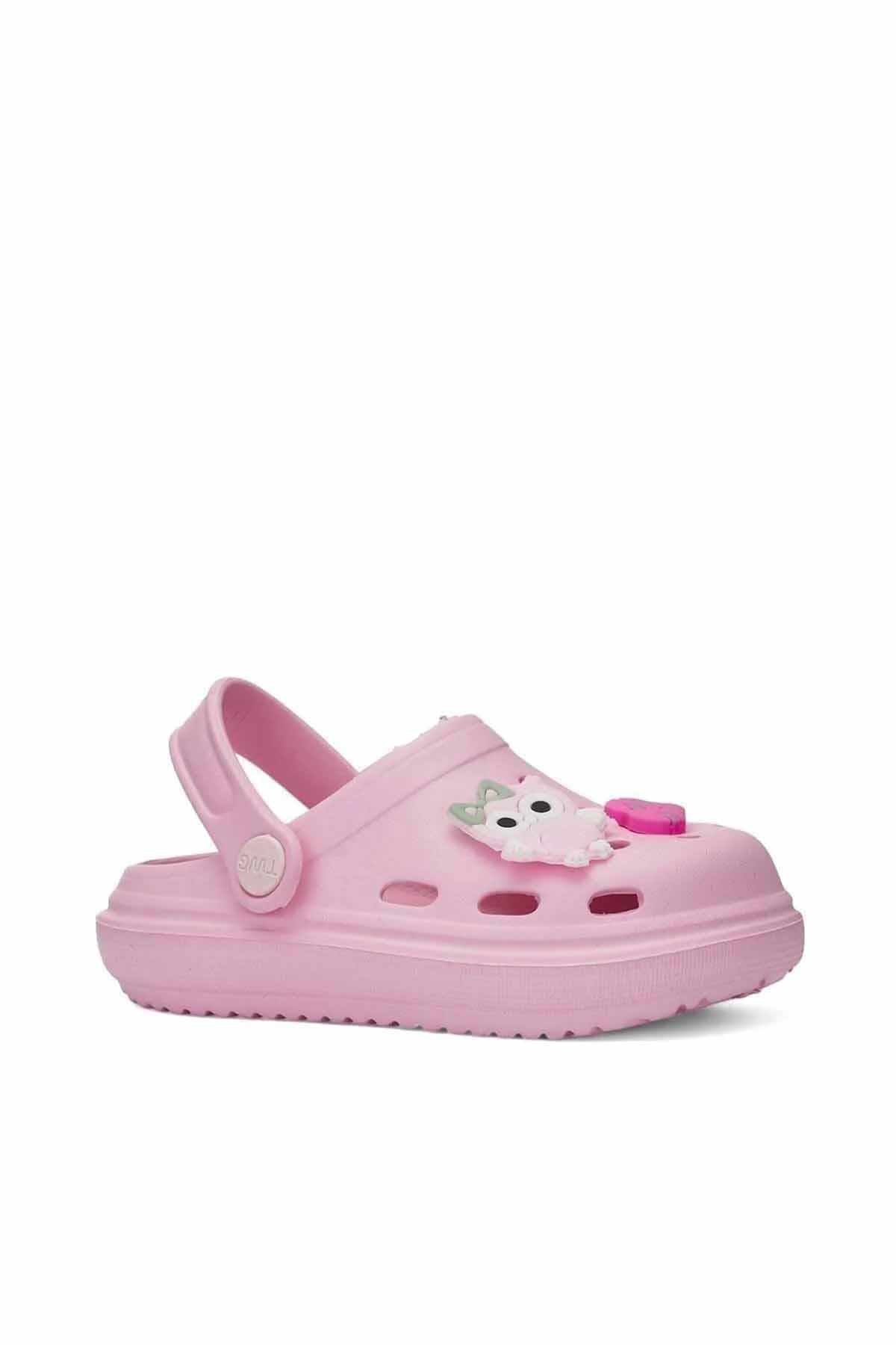 REKOR SPORTerlikÇocuk Deniz Havuz Sabo Günlük Comfort Terlik Çocuk Terlik Ayakkabı R-S 755PMBPEMBE