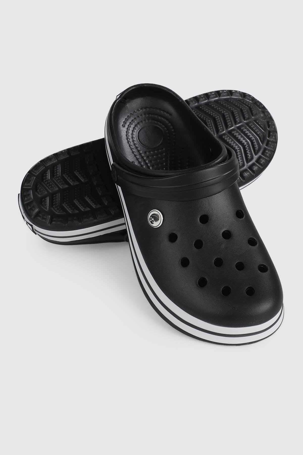 REKOR SPORTerlikKadın Deniz / Havuz Sabo Doktor Hemşire Hastane Comfort Günlük Terlik Sandalet Unisex Terlik Ayakkabı R-S 214Siyah-Byz