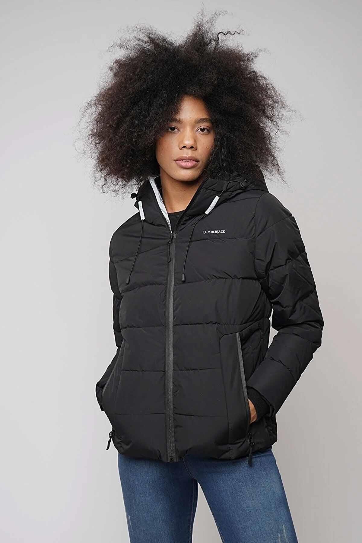 Sahil SporMontLumberjack APRESKI COAT B-5 Kadın Mont 100559602-1SIYAH