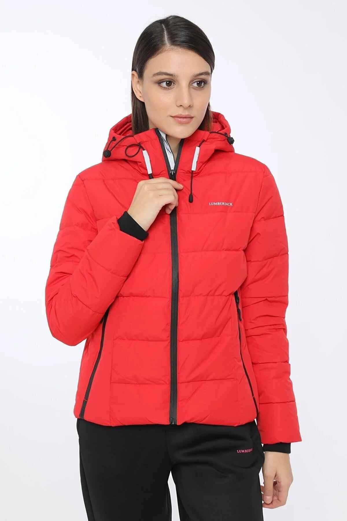 Sahil SporMontLumberjack APRESKI COAT Kadın Mont 100559600KIRMIZI
