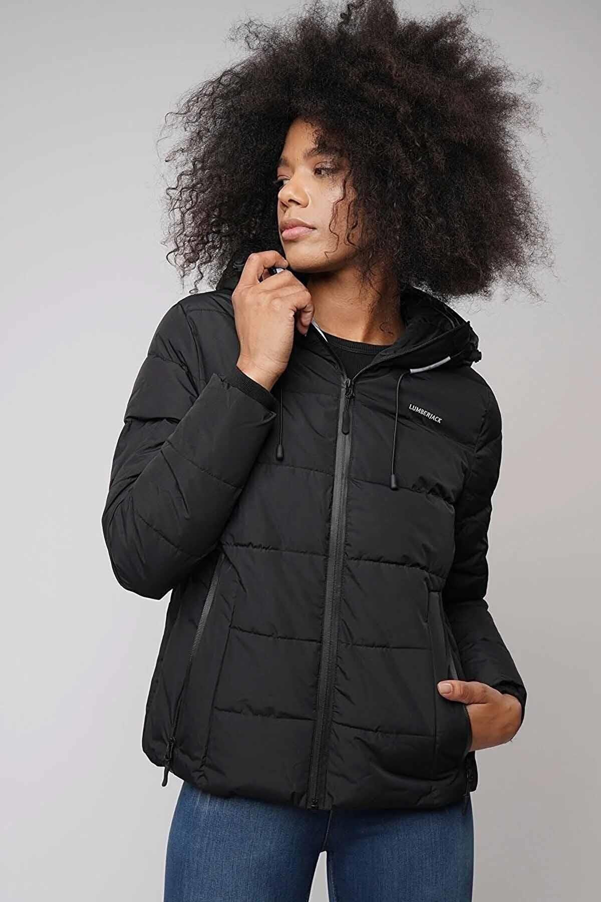 Sahil SporMontLumberjack APRESKI COAT B-5 Kadın Mont 100559602-1SIYAH