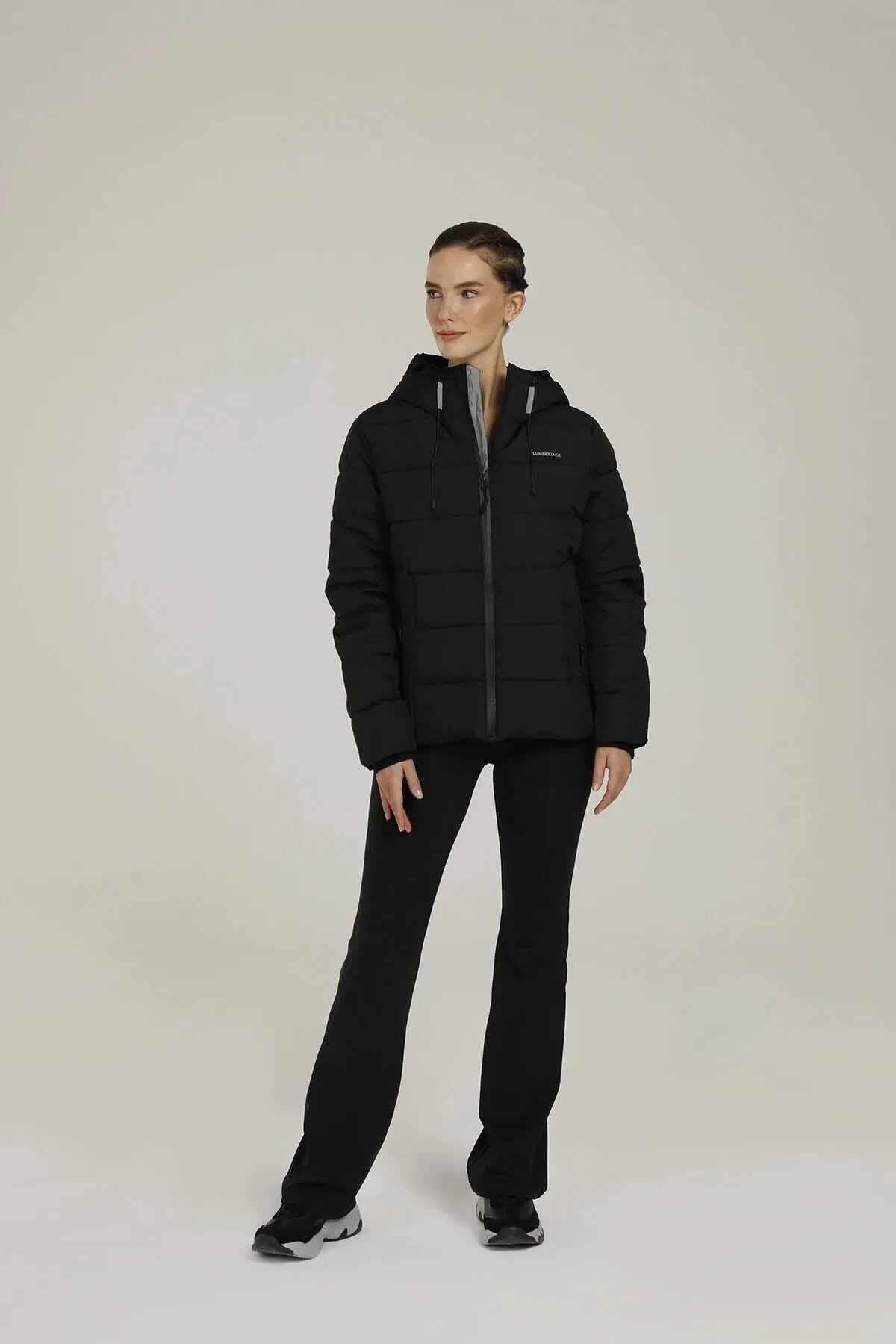 Sahil SporMontLumberjack APRESKI COAT B-6 Kadın Mont 100559602-2SIYAH