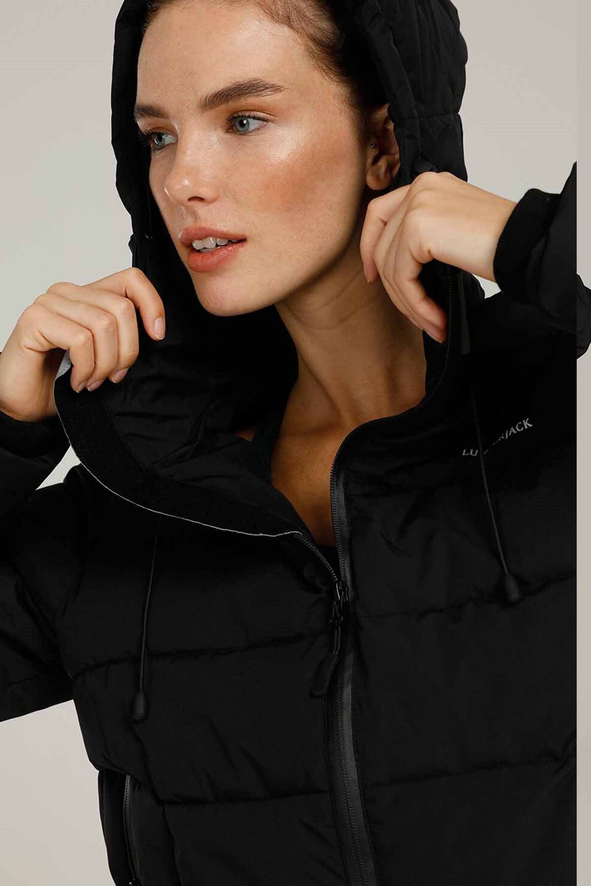 Sahil SporMontLumberjack Su Gecirmez Bayan Mont Kadın Mont LMR0010SIYAH